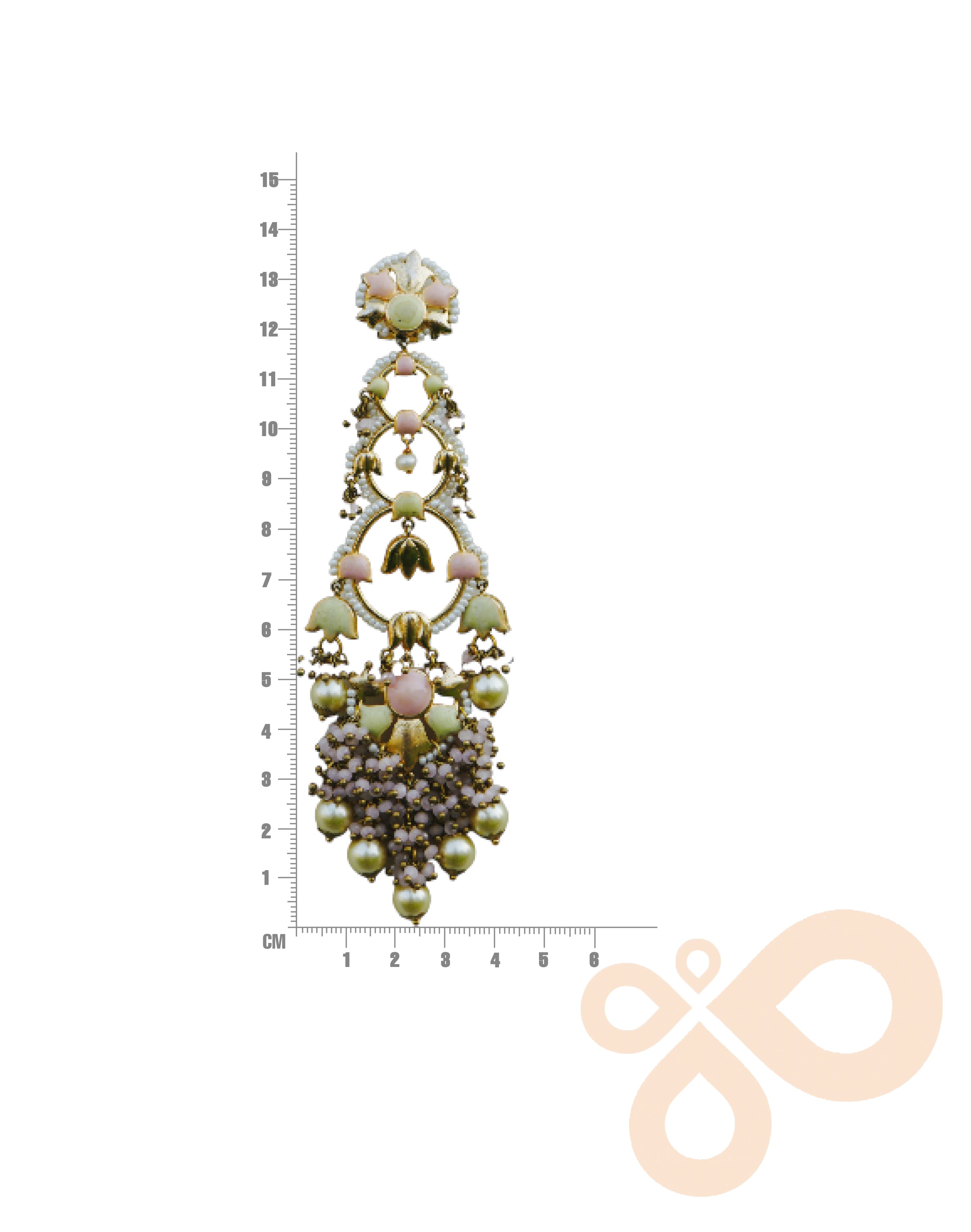 Handcrafted Jannat Earrings – Elegant Design with 22K Gold Plating