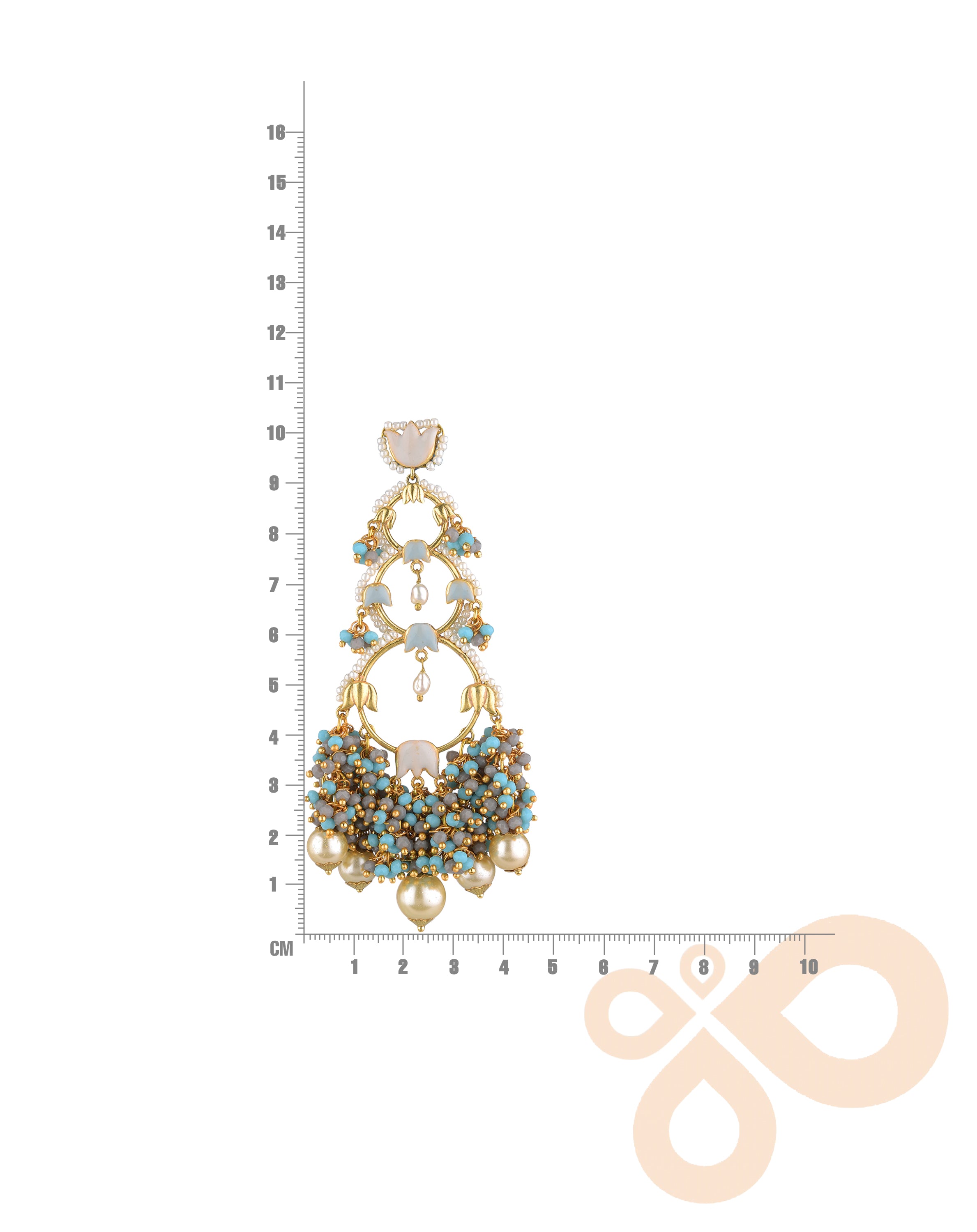 Handcrafted Jannat Earrings – Luxurious 22K Gold-Plated Style
