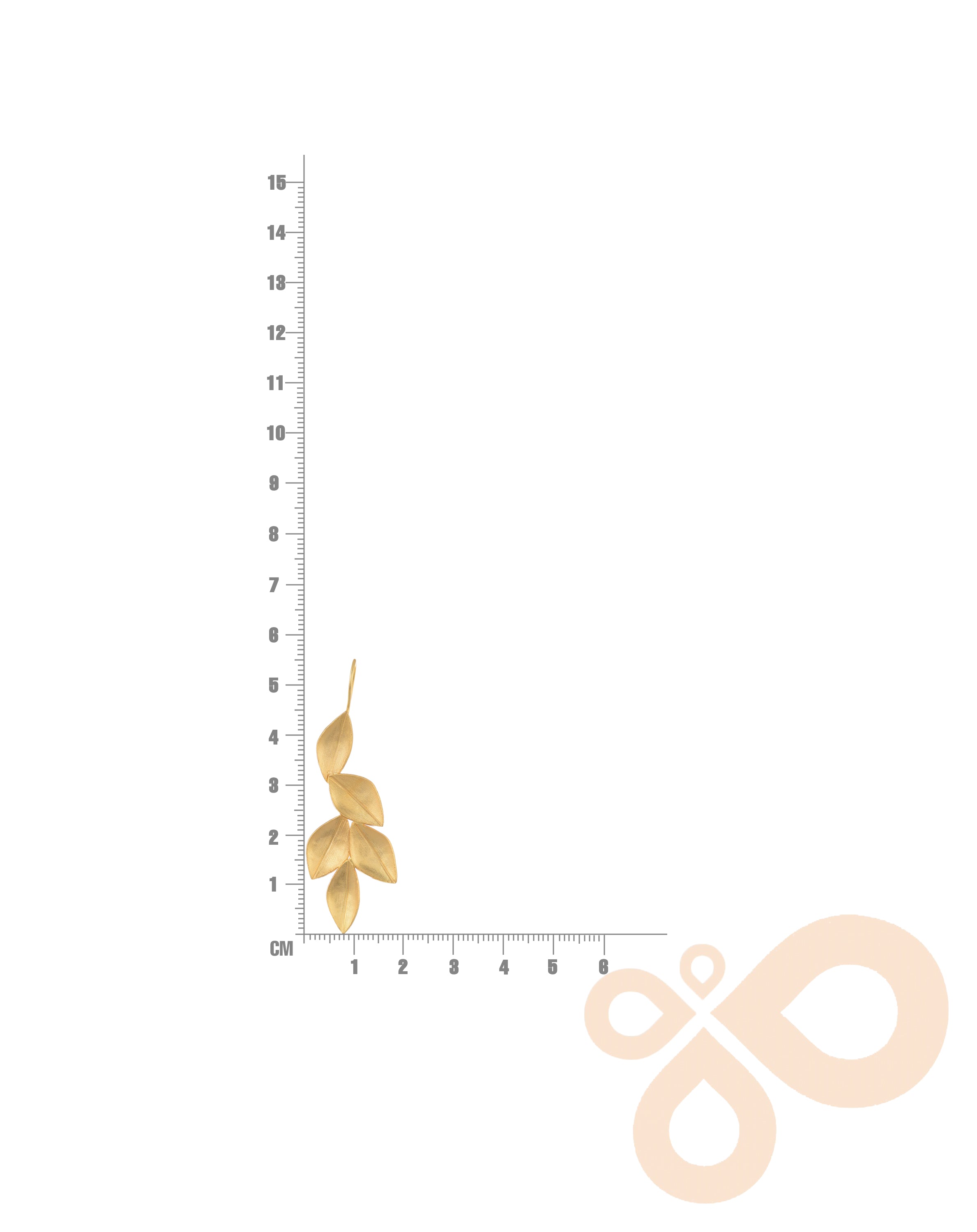 Handcrafted Nature Classic Earrings with 18K Gold-Plated