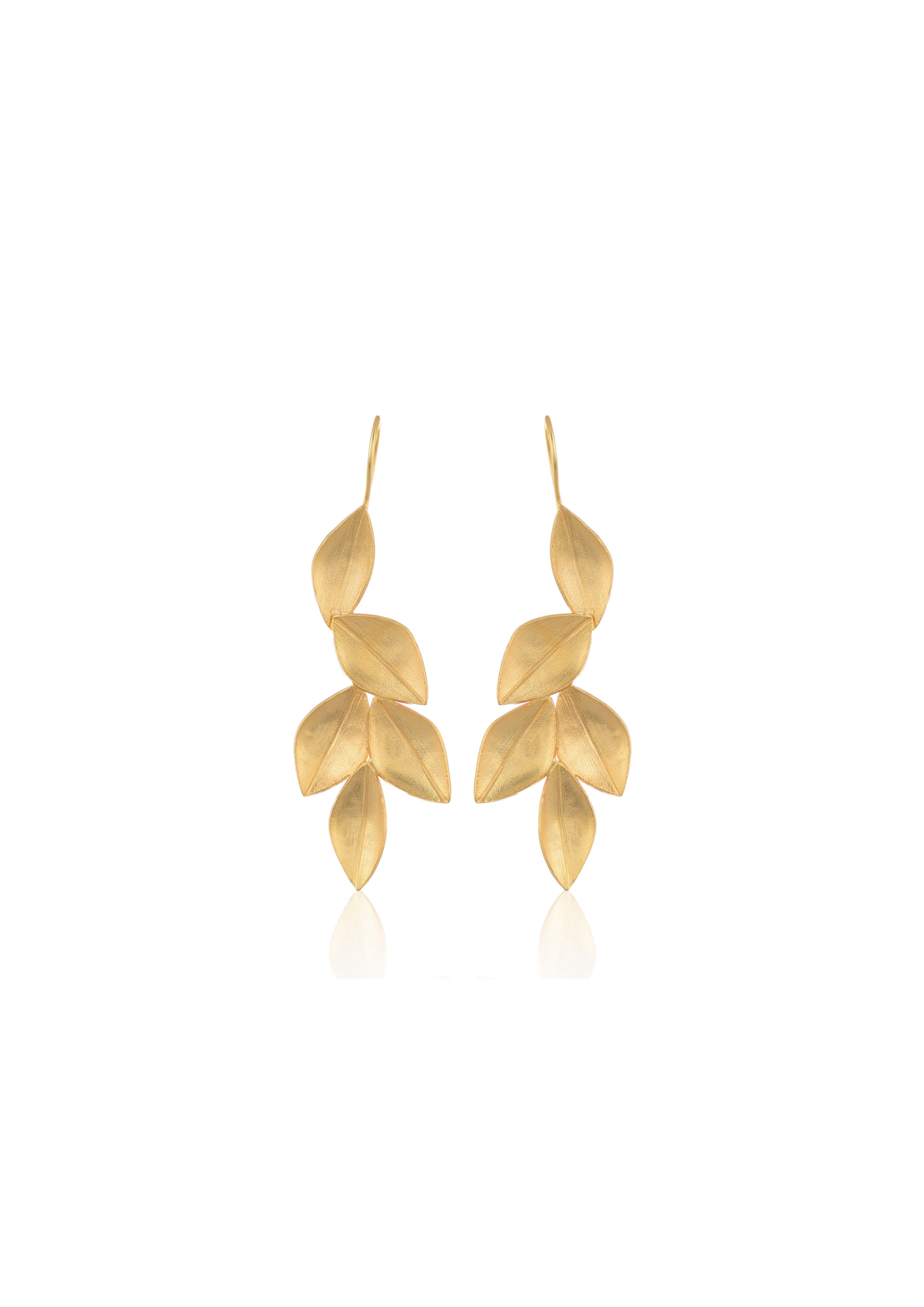 Handcrafted Nature Classic Earrings with 18K Gold-Plated