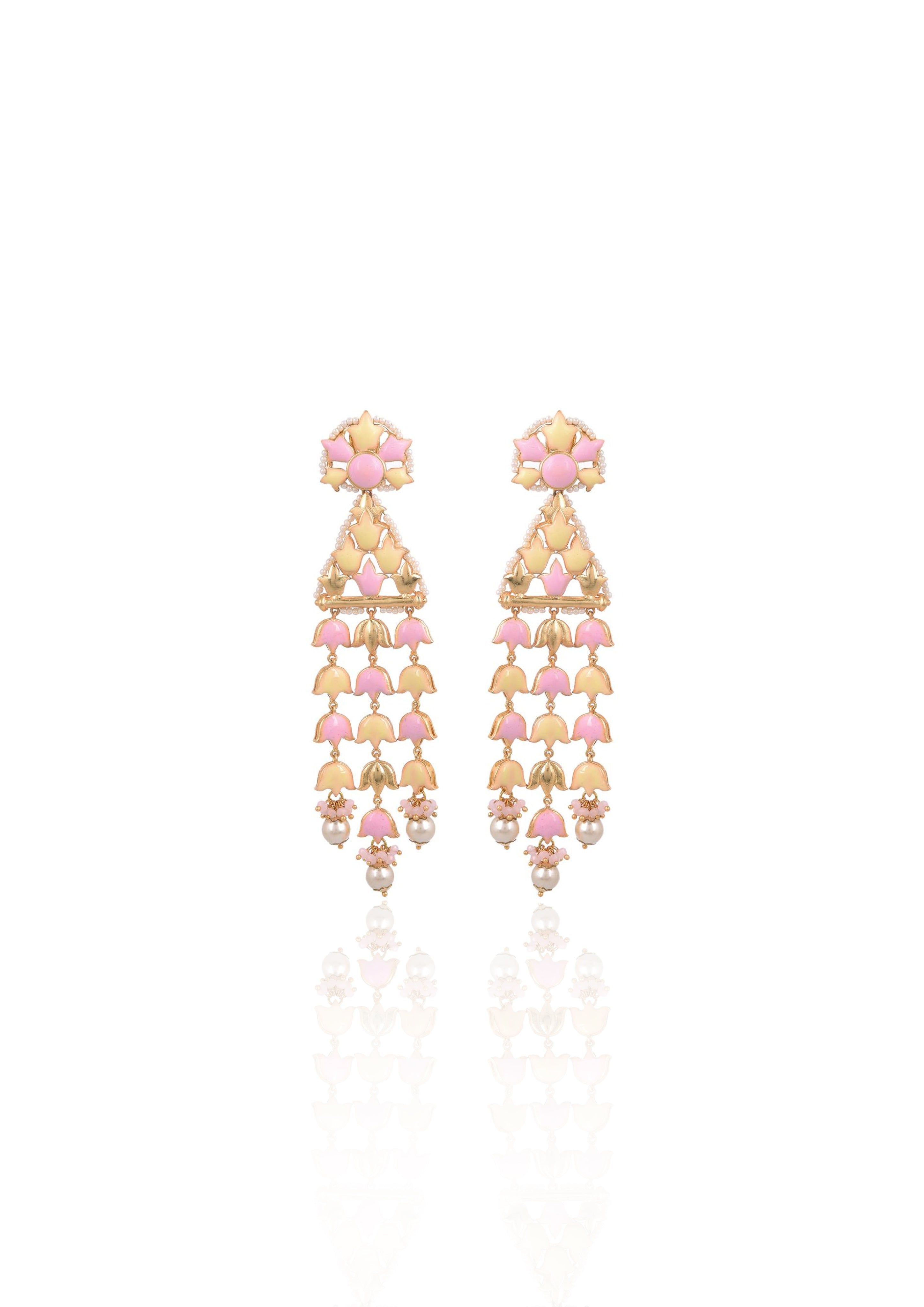 Handcrafted Jannat Earrings – Featuring a Stunning 22K Gold Plate