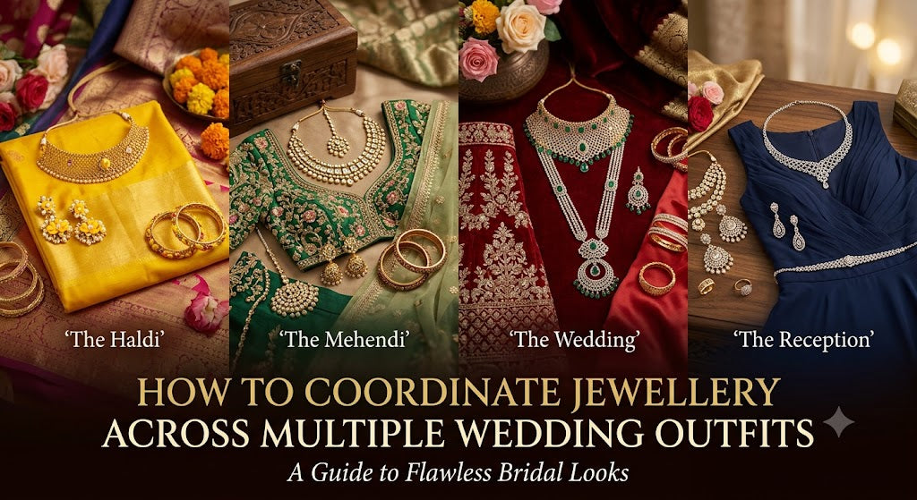 How to Coordinate Jewellery Across Multiple Wedding Outfits