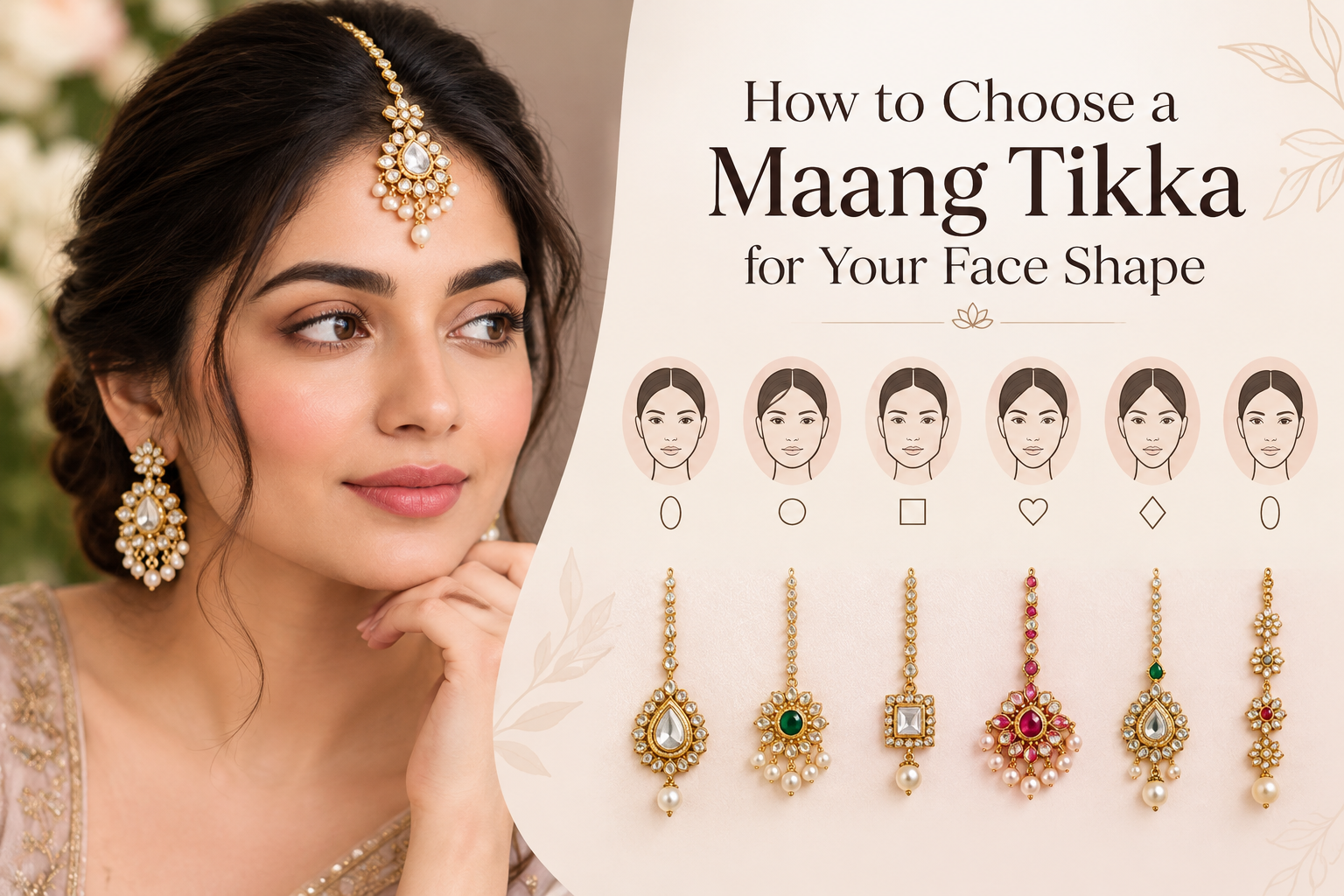 How to Choose a Maang Tikka for Your Face Shape