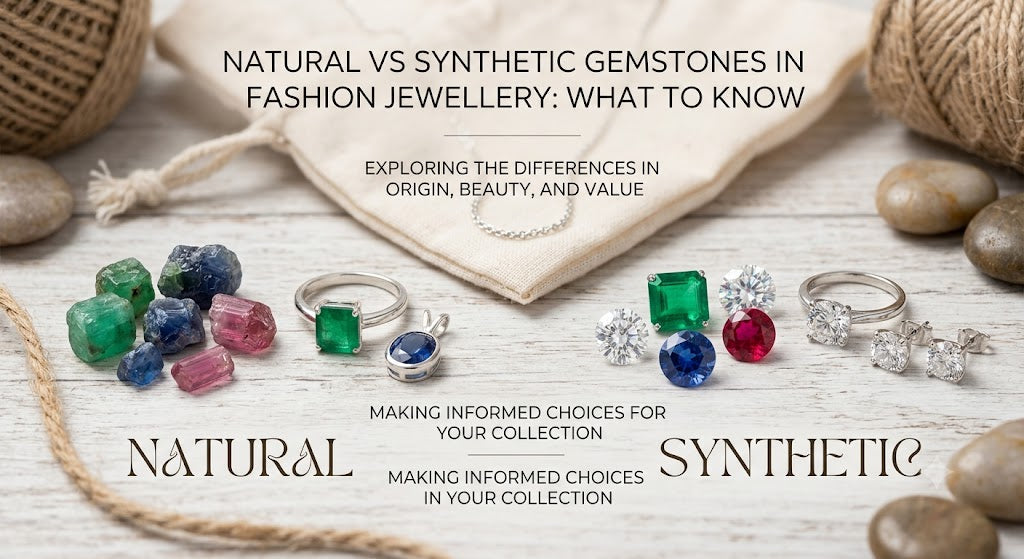 Natural vs Synthetic Gemstones in Fashion Jewellery: What to Know