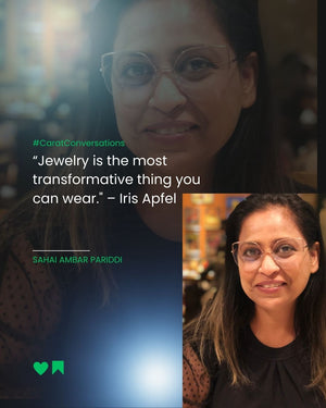 💎 “Jewelry is the most transformative thing you can wear.” – Iris Apfel