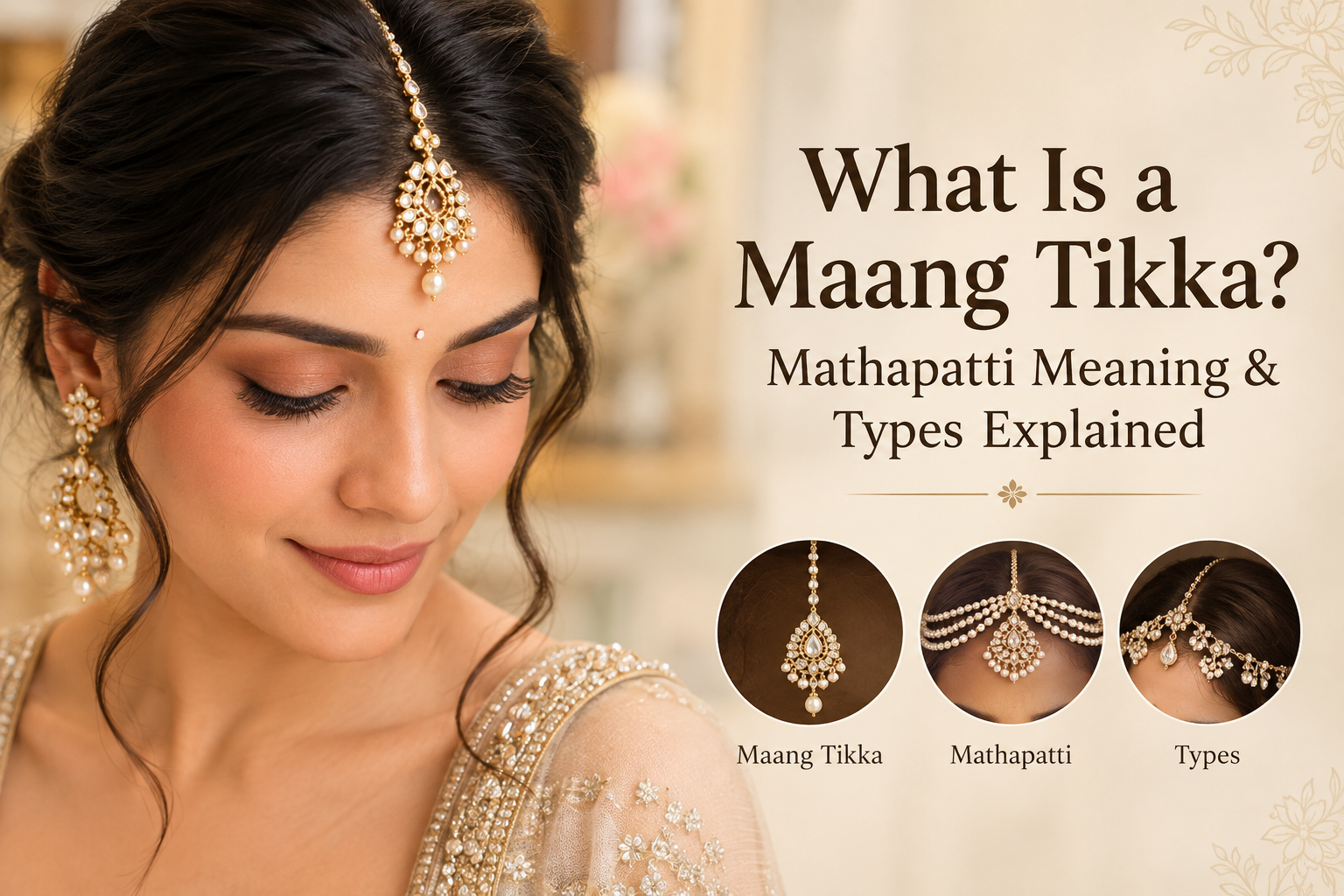 What Is a Maang Tikka? Mathapatti Meaning & Types Explained