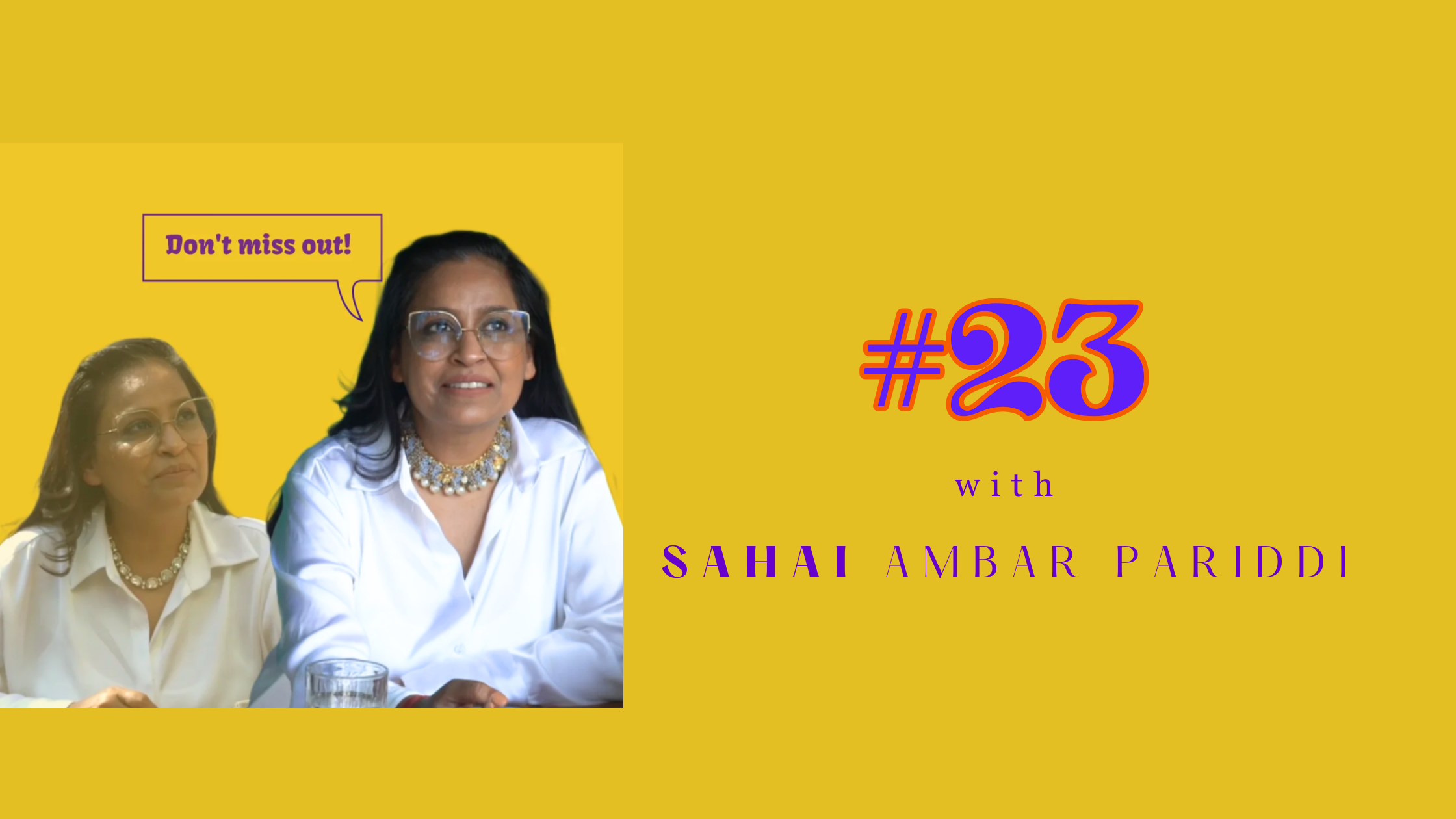 23 with Sahai Ambar Pariddi" episode 2