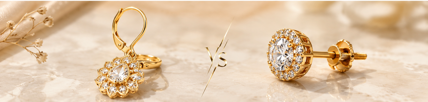 Best Earring Backings for Large or Heavy Earrings: Lever Back vs Screw Back