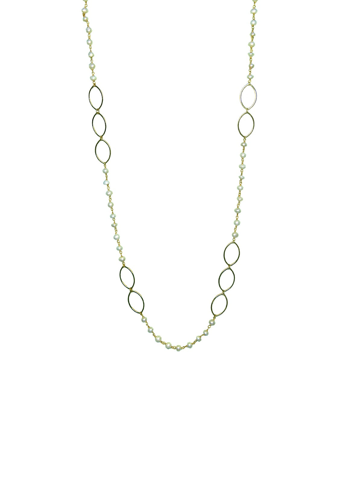 Glamorous Freshwater Pearl Long Necklace