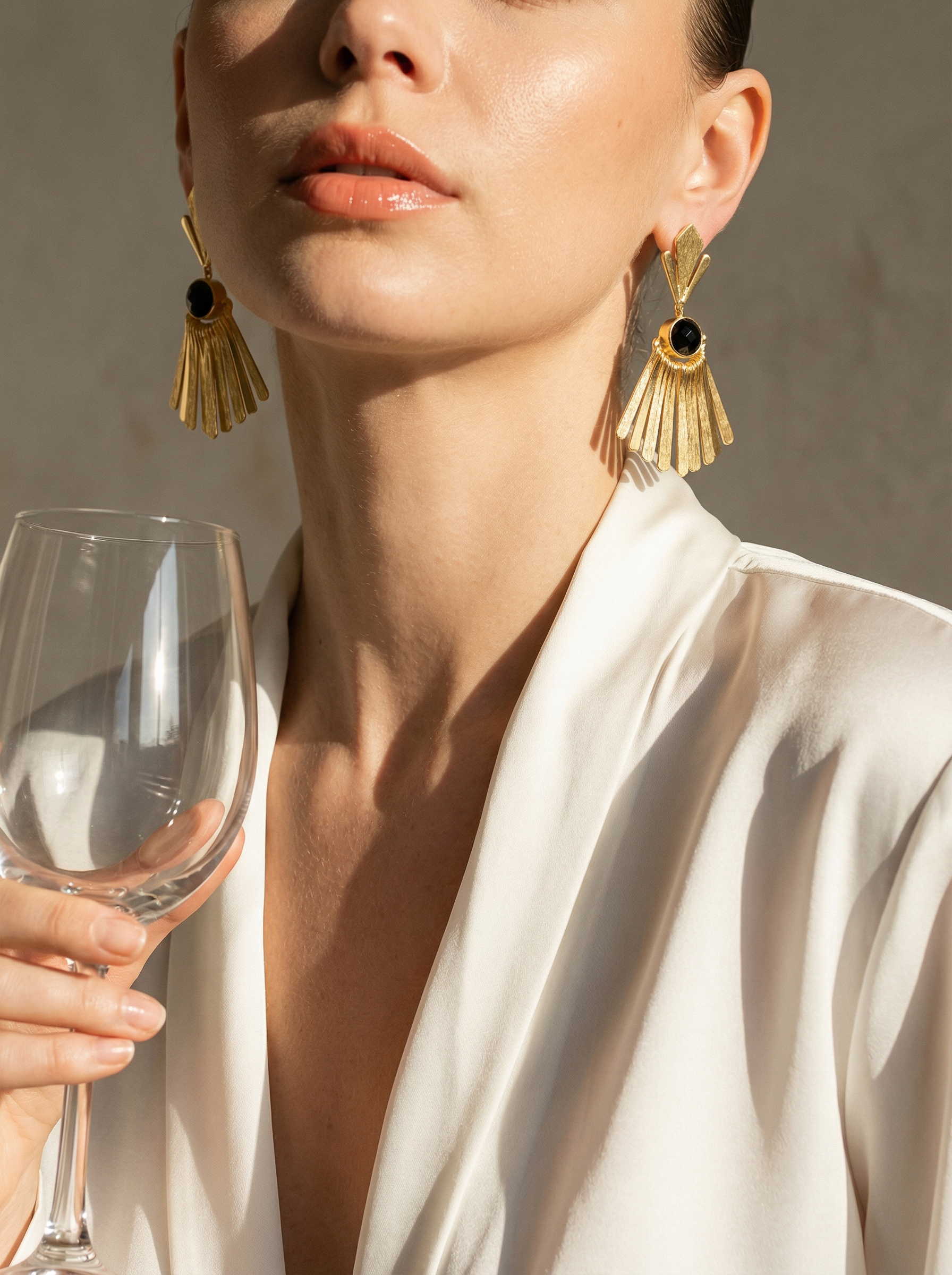Ancient Fringe Earrings - Golden Hour Editorial 1