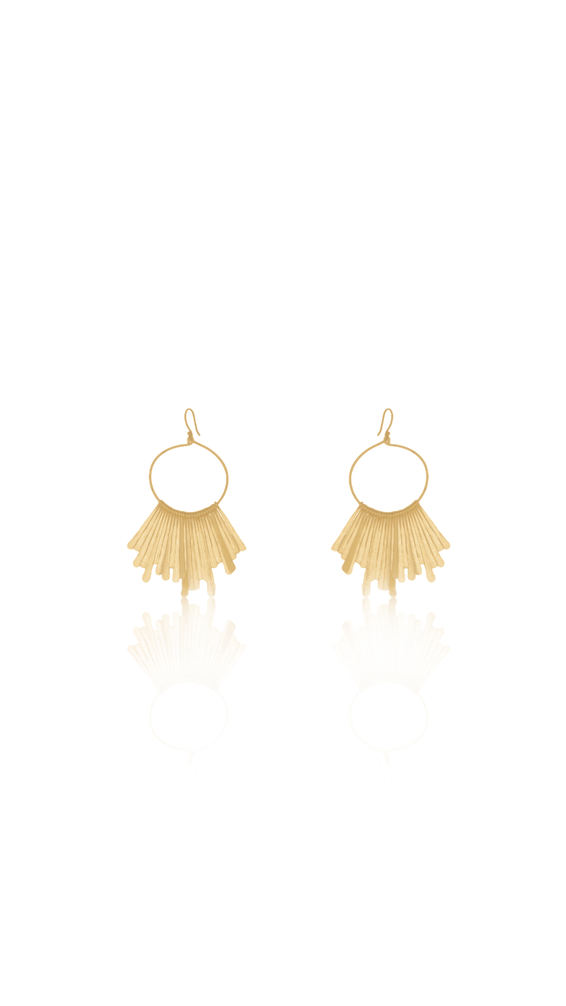 Luxury Handmade Fringe Earrings – Crafted with Beautiful 18K Gold Plating