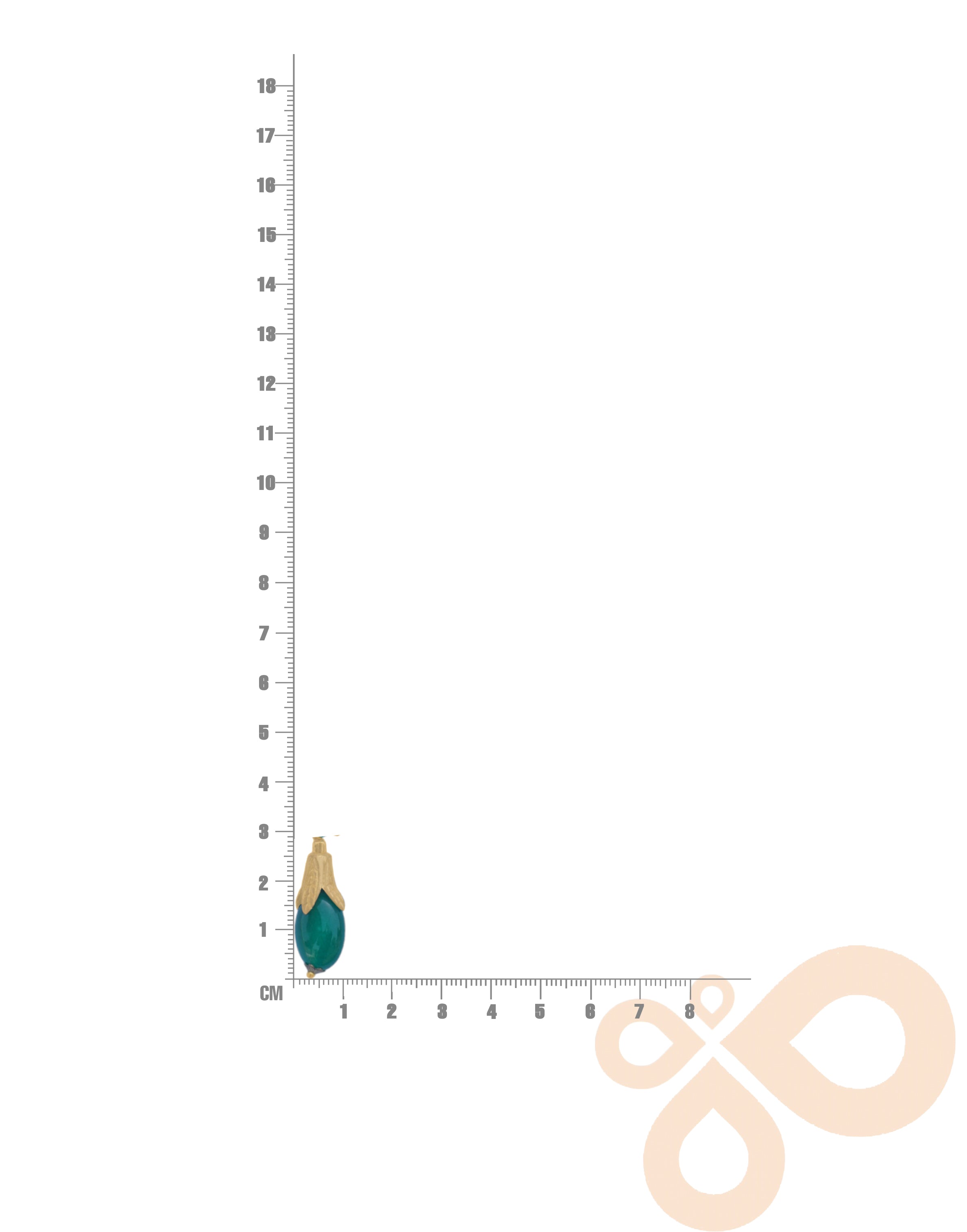 Fine One Necklace with Brass and 18K Gold Finish