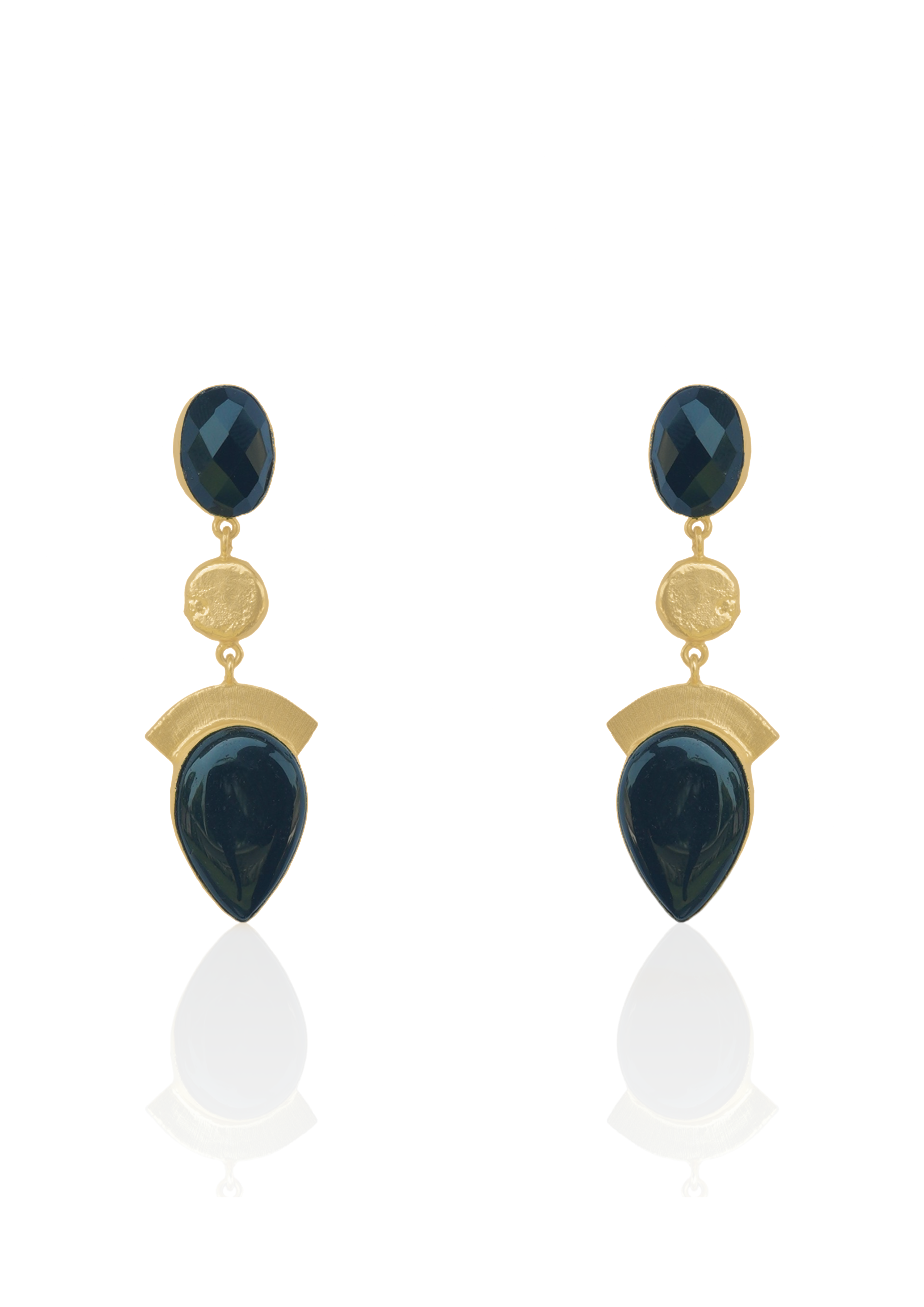 Metal Blast Everyday Earring – Lightweight 18K Gold-Plated Elegance