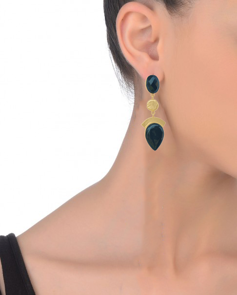 Metal Blast Everyday Earring – Lightweight 18K Gold-Plated Elegance