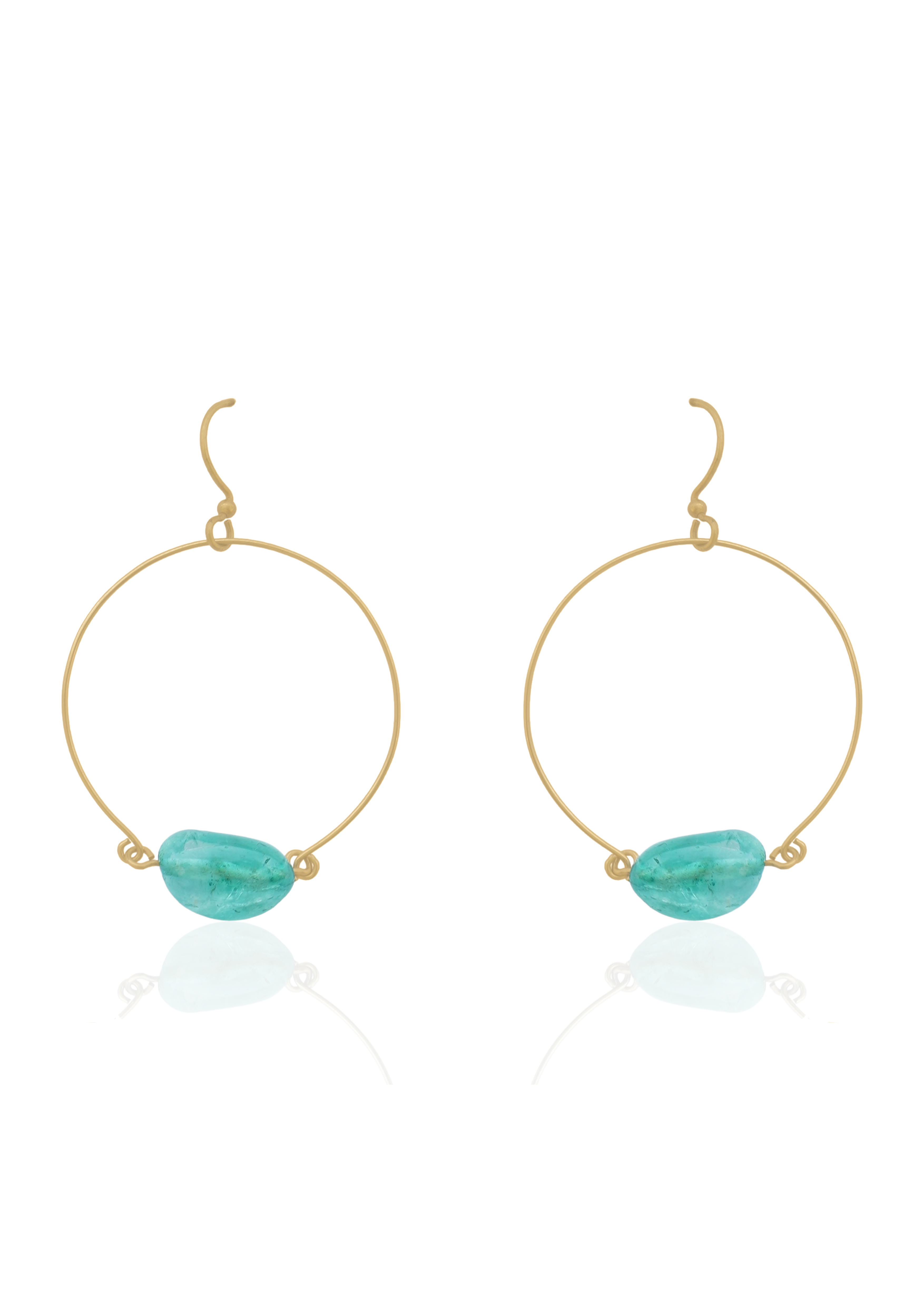 Metal Blast Lightweight Earrings – Handcrafted 18K Gold-Plated Elegance