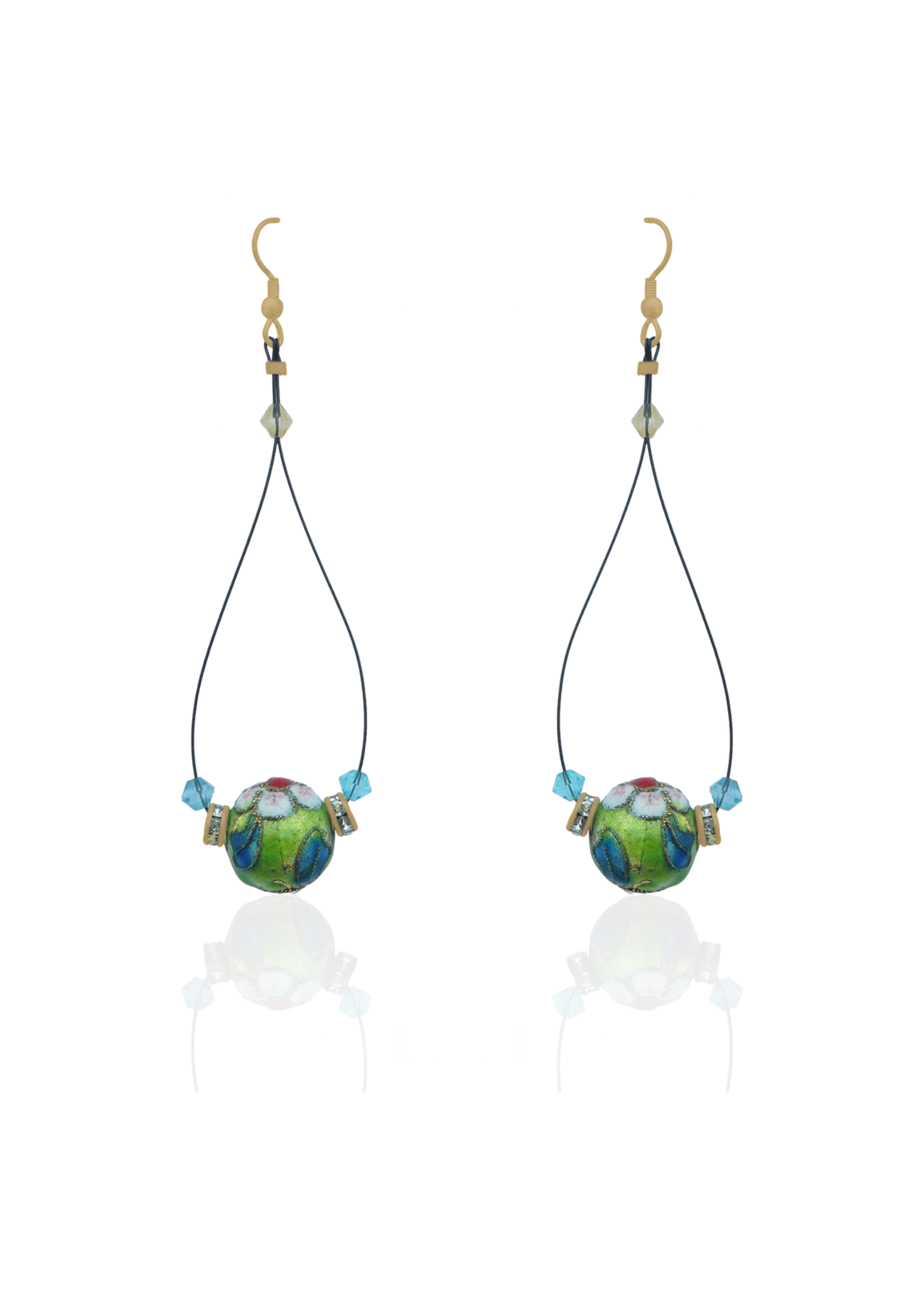 Metal Blast 80mm x 23mm Lightweight Everyday Earrings – 18K Gold-Plated