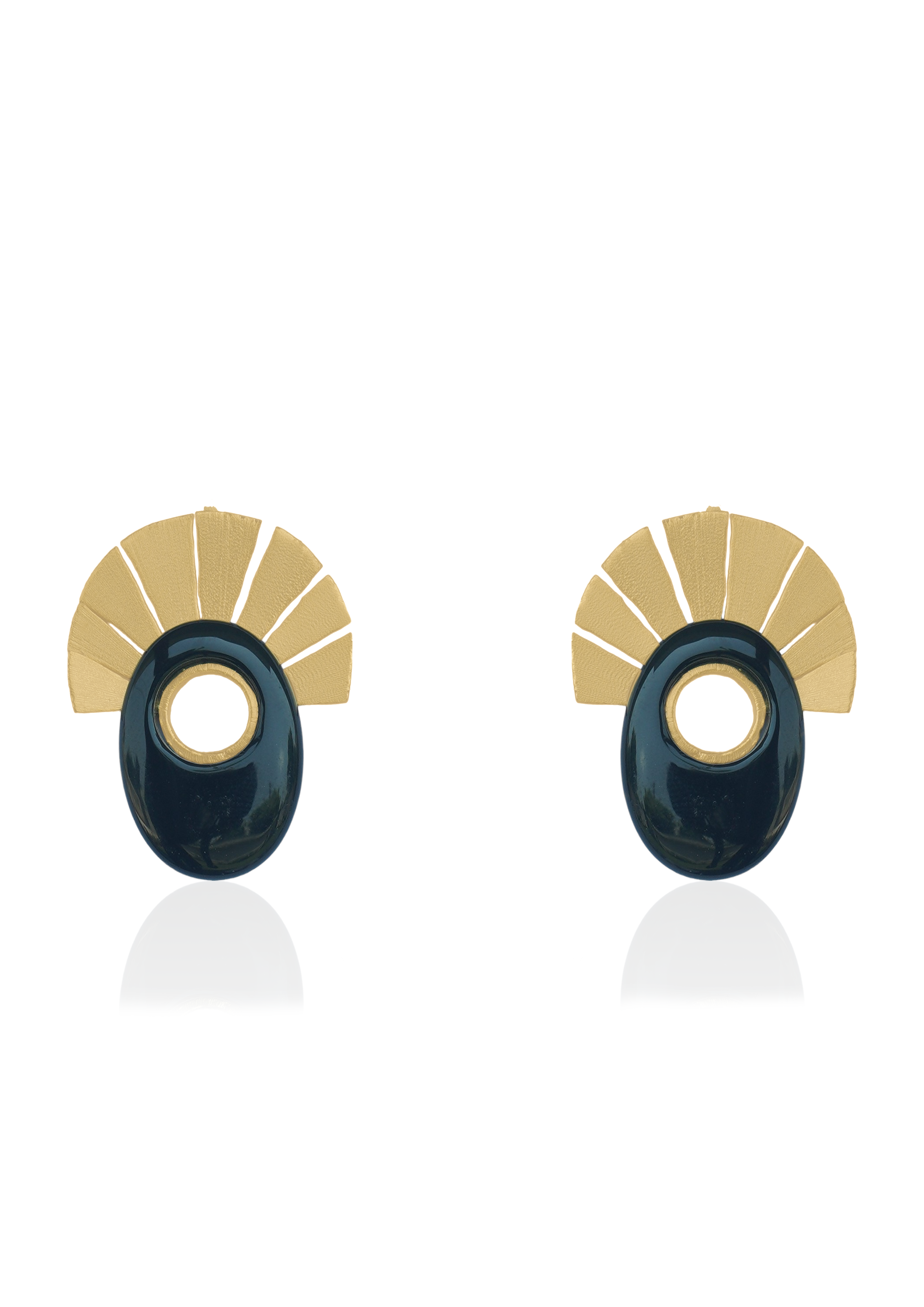 Handcrafted Metal Blast Earrings – Bold Elegance for Women