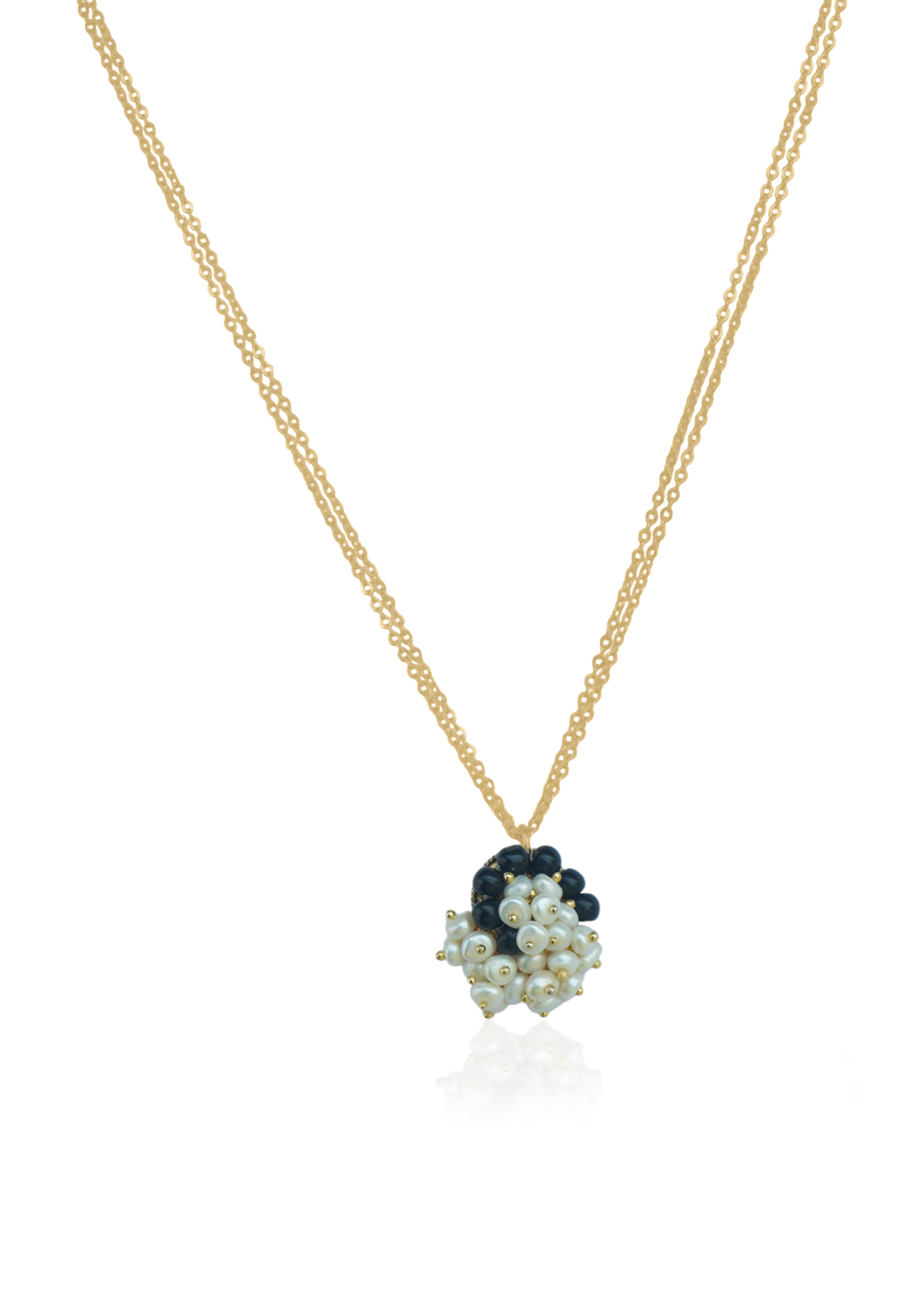 Metal Blast Necklace - Super Light Brass with 18K Gold Plate