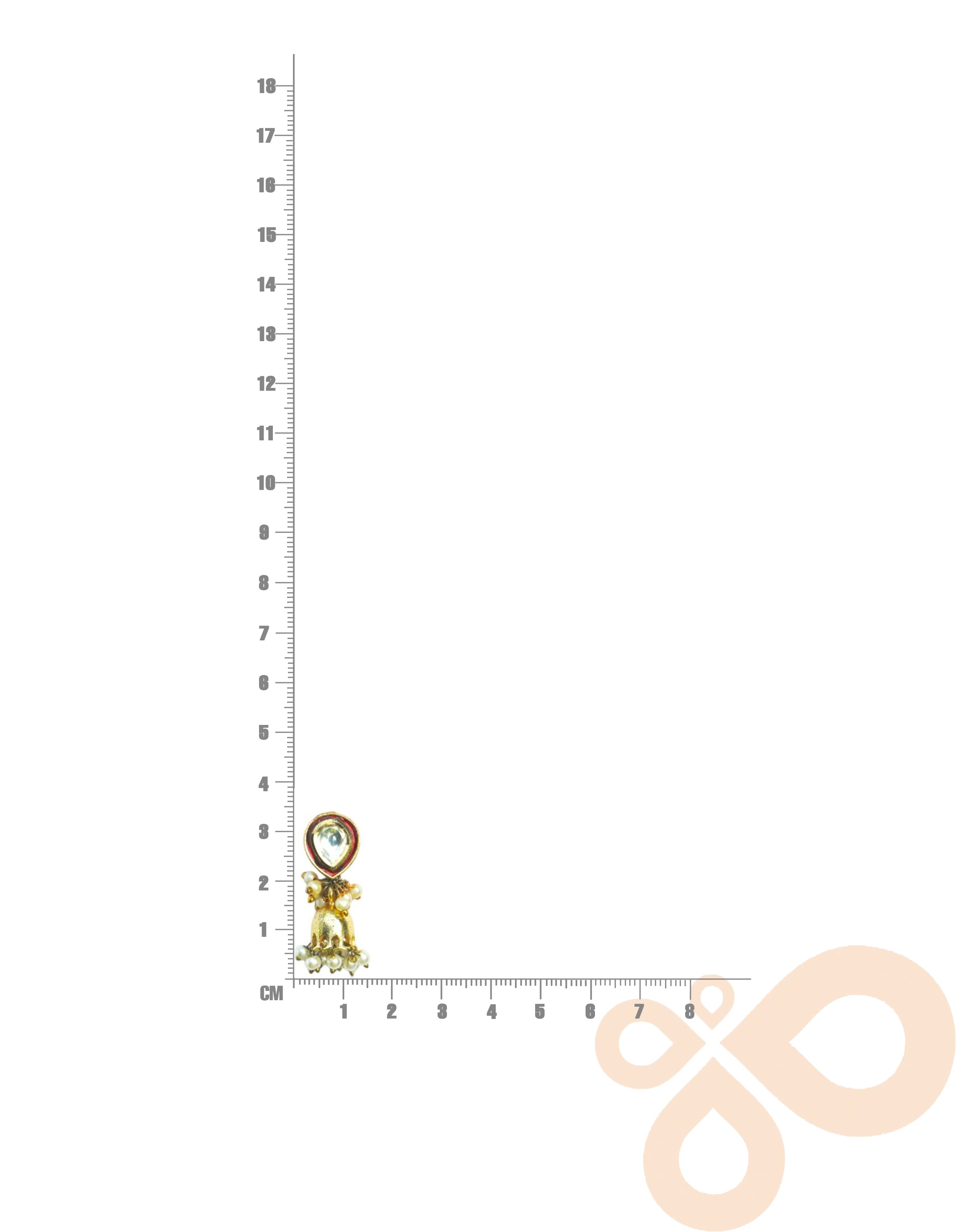 Petite NOOR Earrings – 35mm Height, Featuring a Delicate 18K Gold-Plated Handmade Design