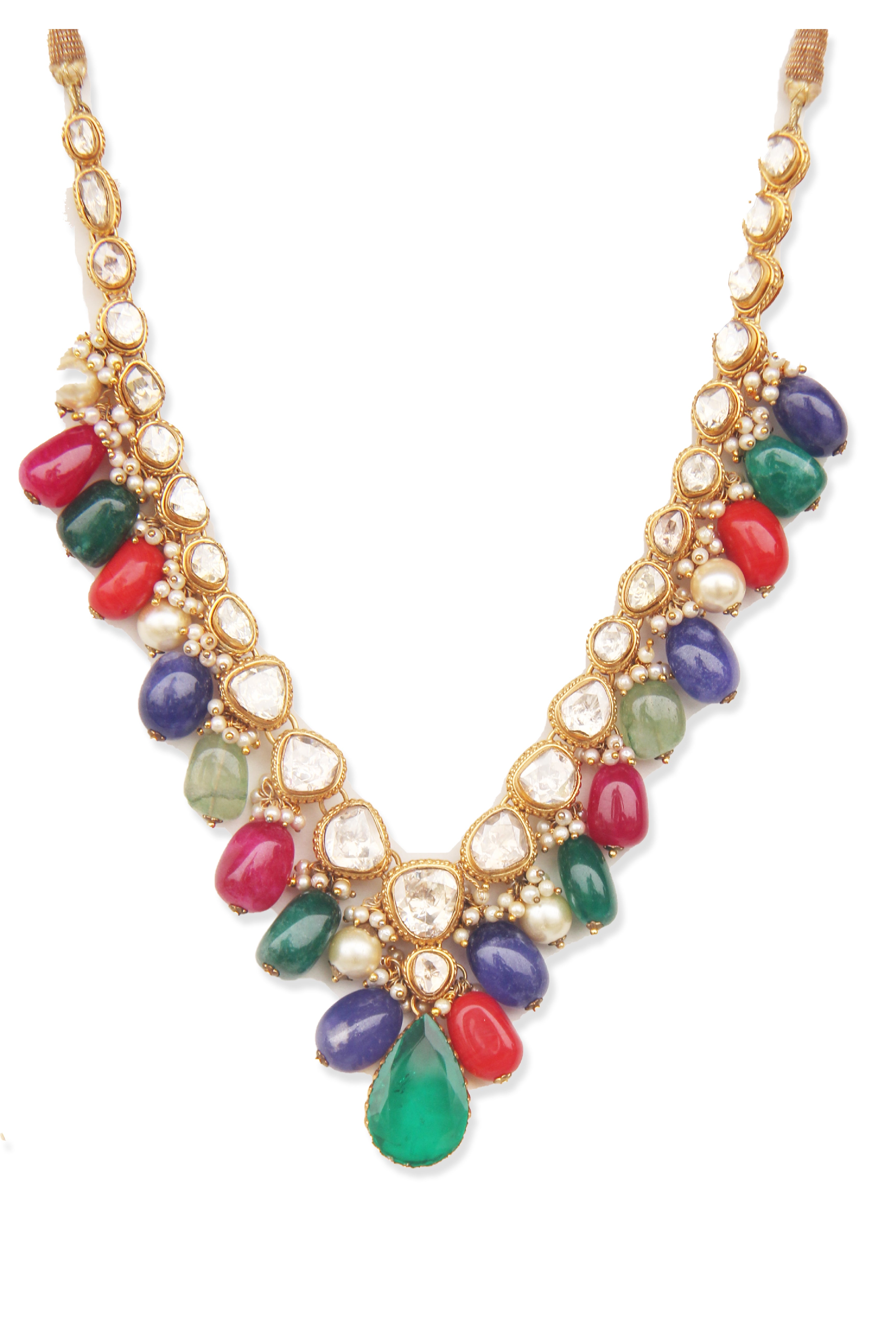 Nizam Necklace 22K Gold-Plated