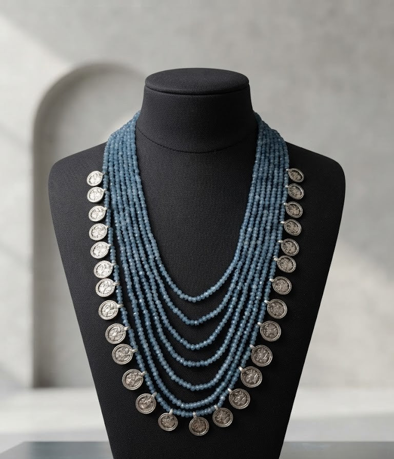 Midnight Blue Multi-Strand Mala
