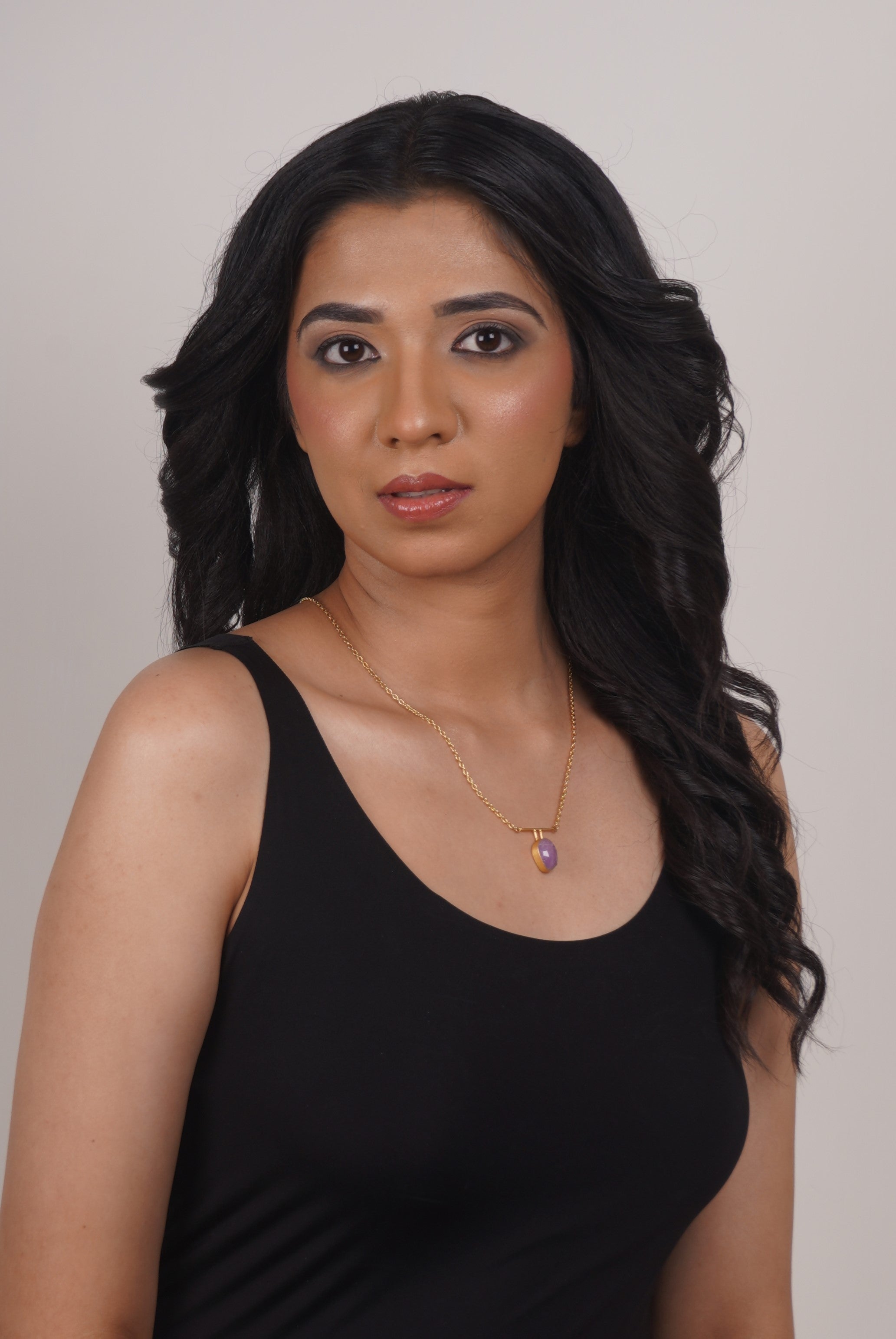 Fine One Necklace: Handmade Ruby Pendant