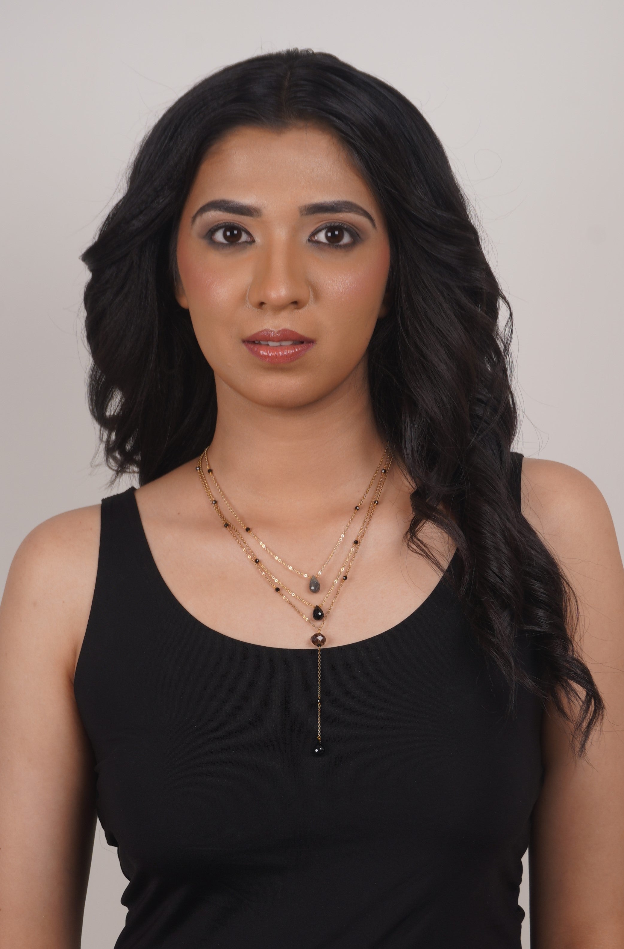 Fine One Necklace: Smoky Quartz for a Classic Look