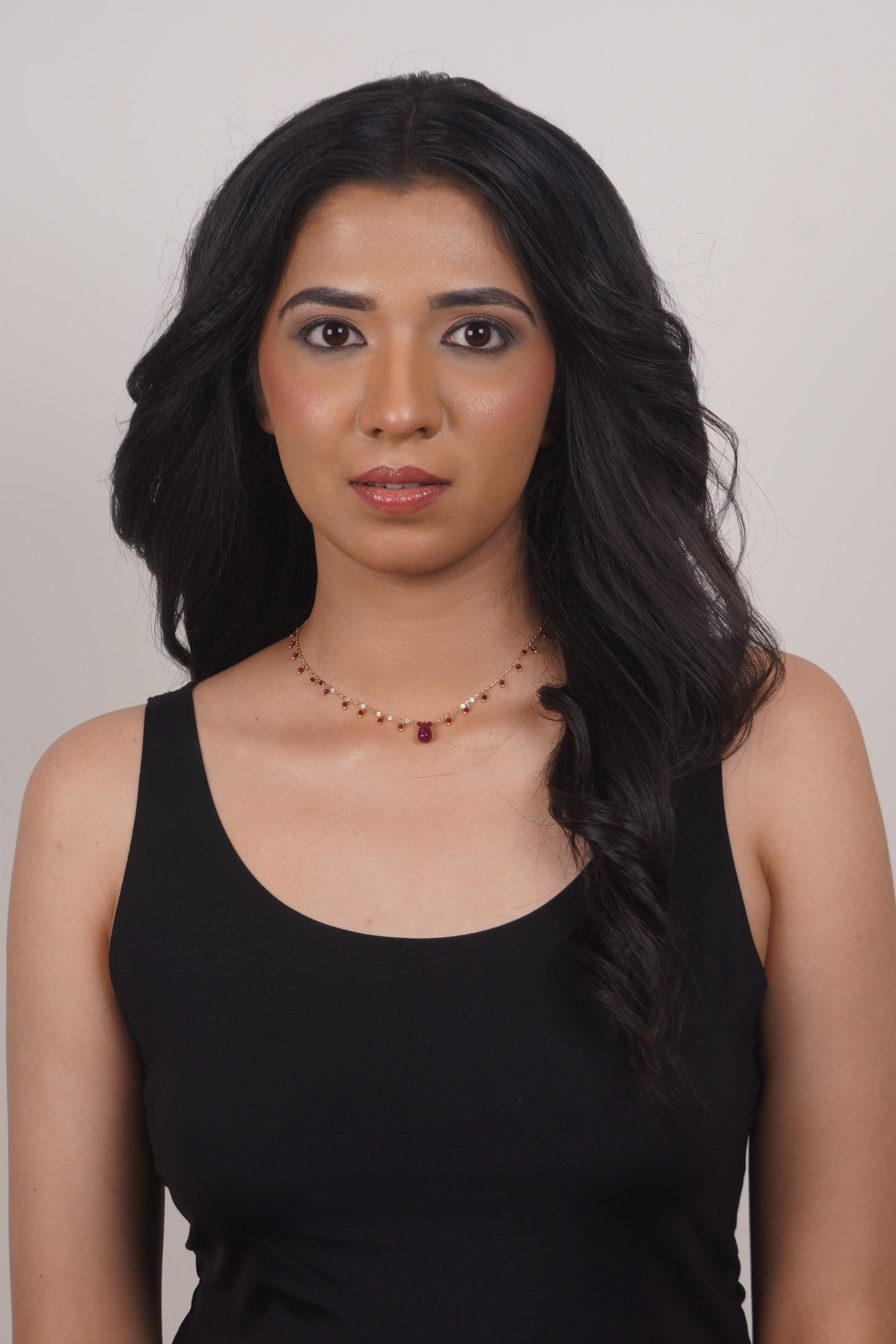 Fine One Necklace: Ruby Pendant