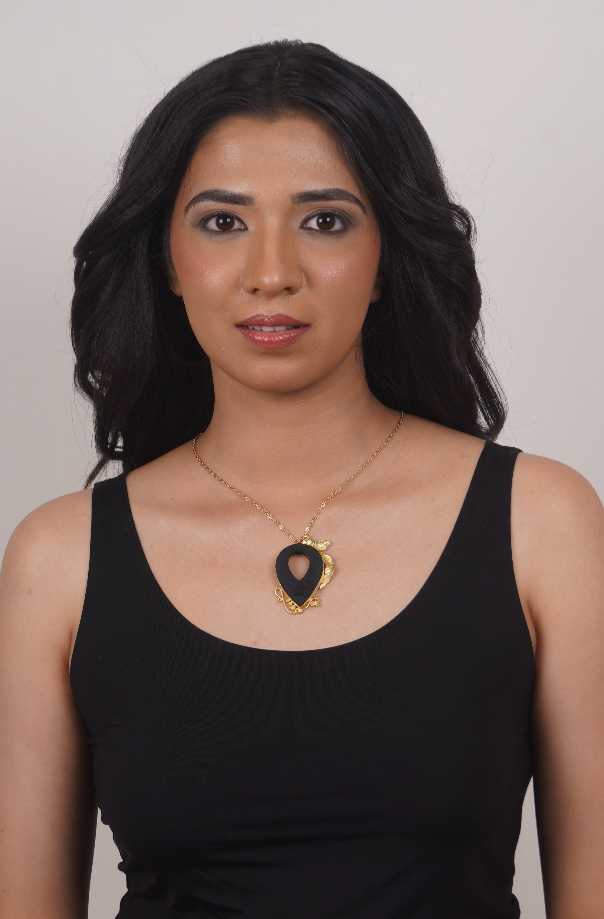 Fine One Necklace - Black Onyx and 39mm Pendant