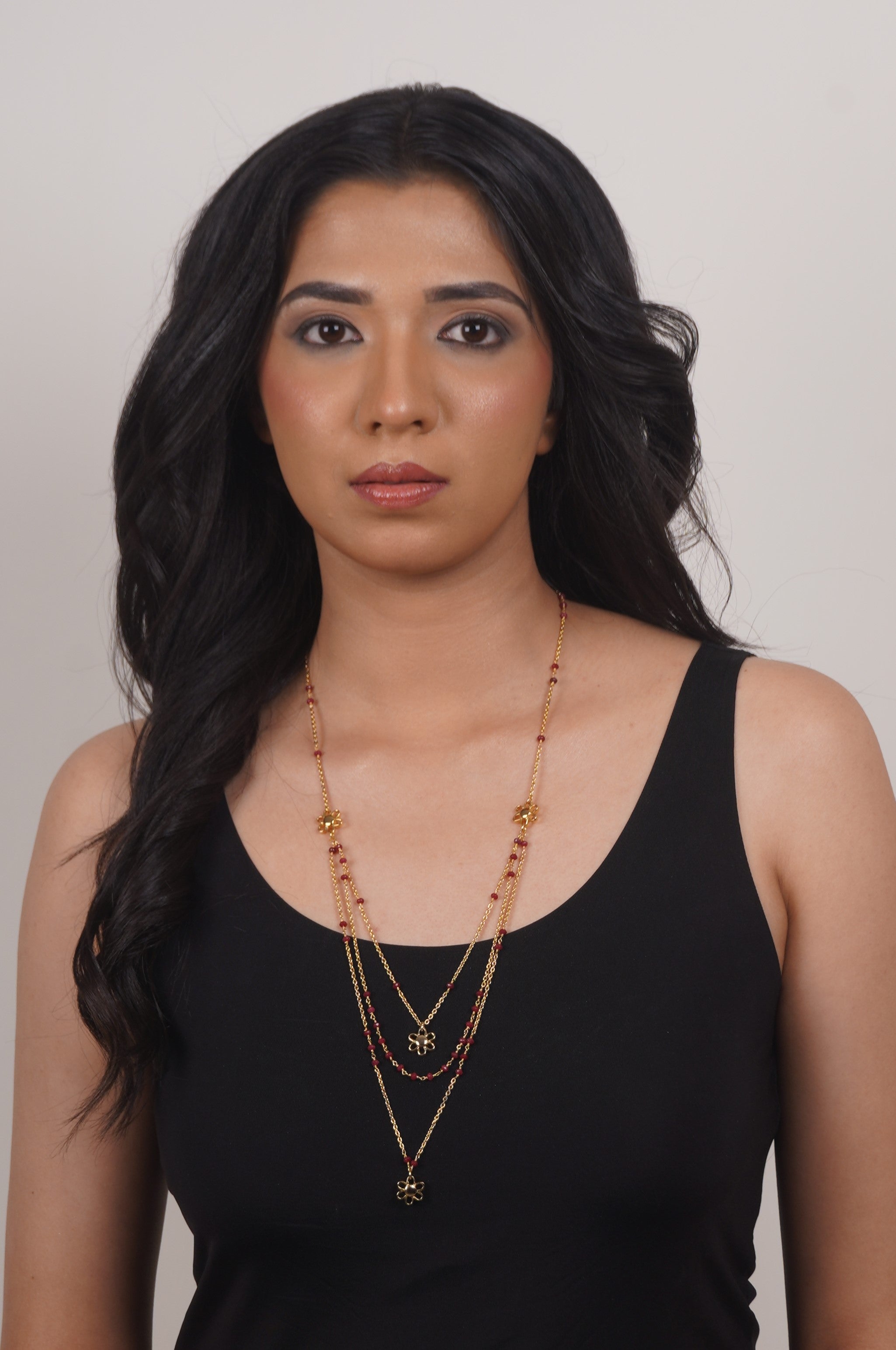 Fine One Necklace with Rubylite and Sustainable Materials