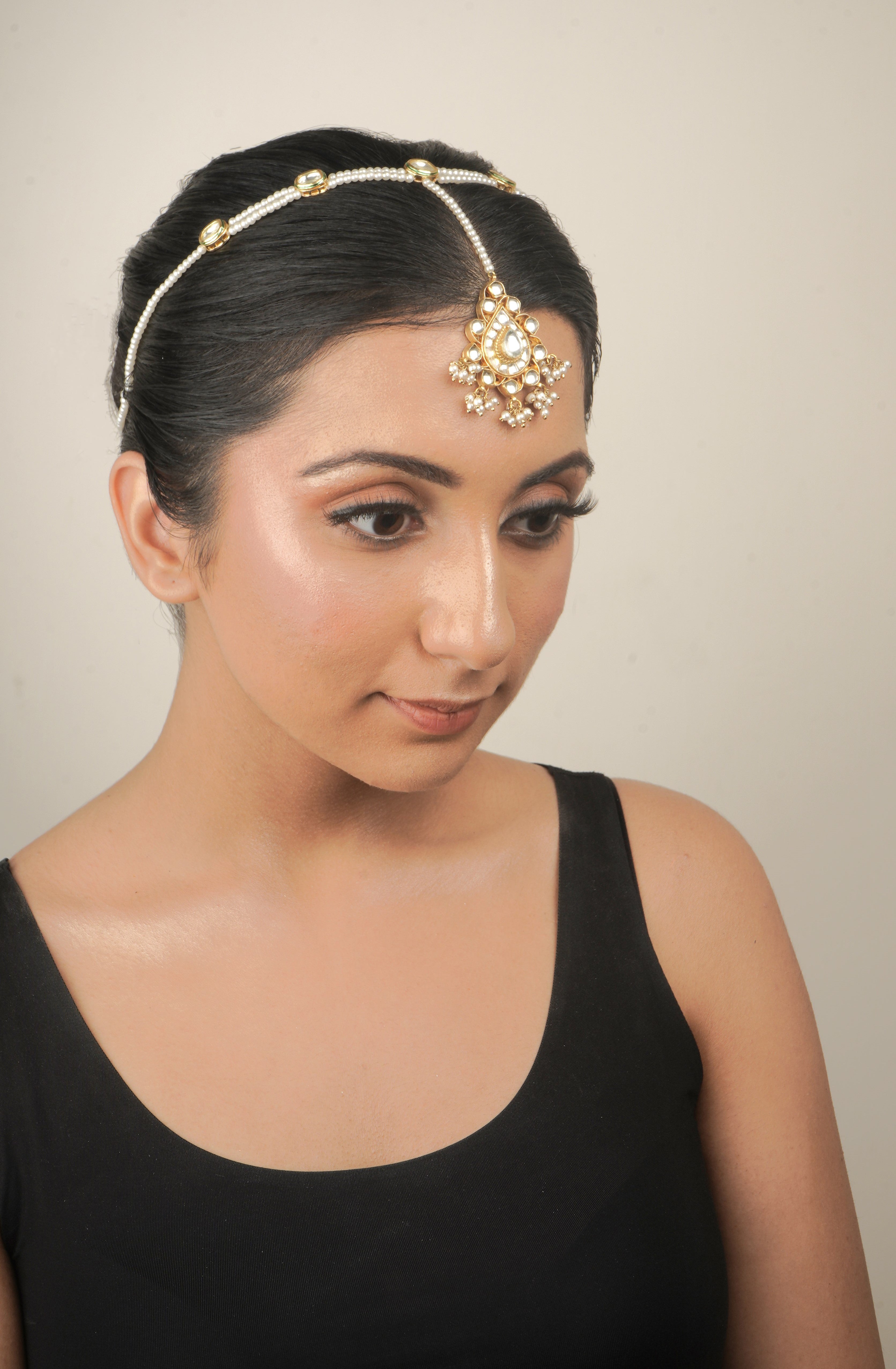 NOOR Matha Patti- Handmade 18 Carat Gold Plated- Limited Period Offer