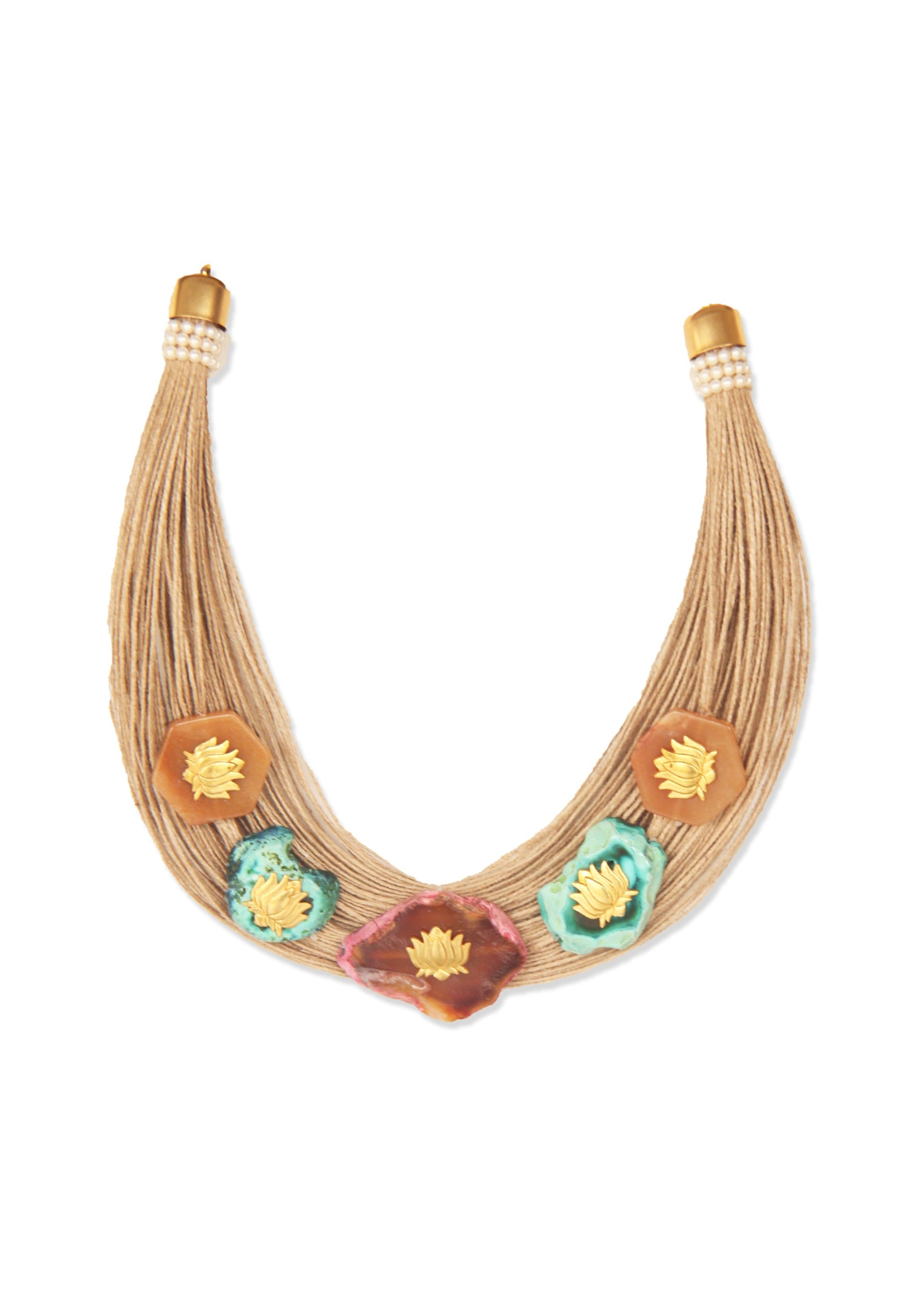 DOR Chandeliers with Agate and Aventurine