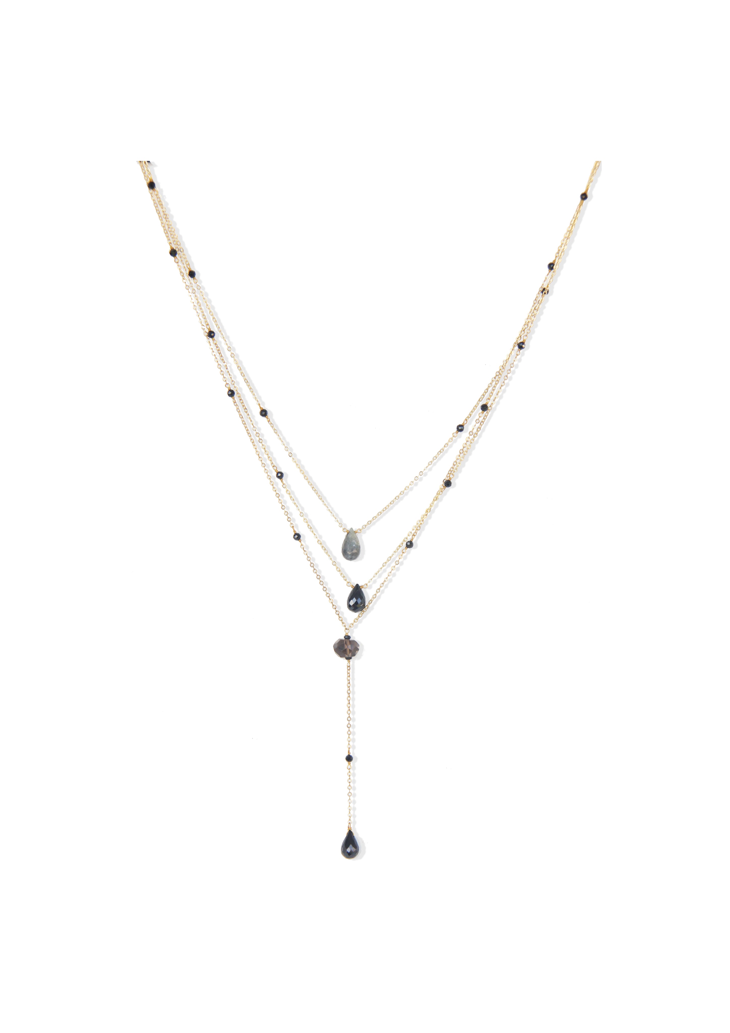 Fine One Necklace: Smoky Quartz for a Classic Look
