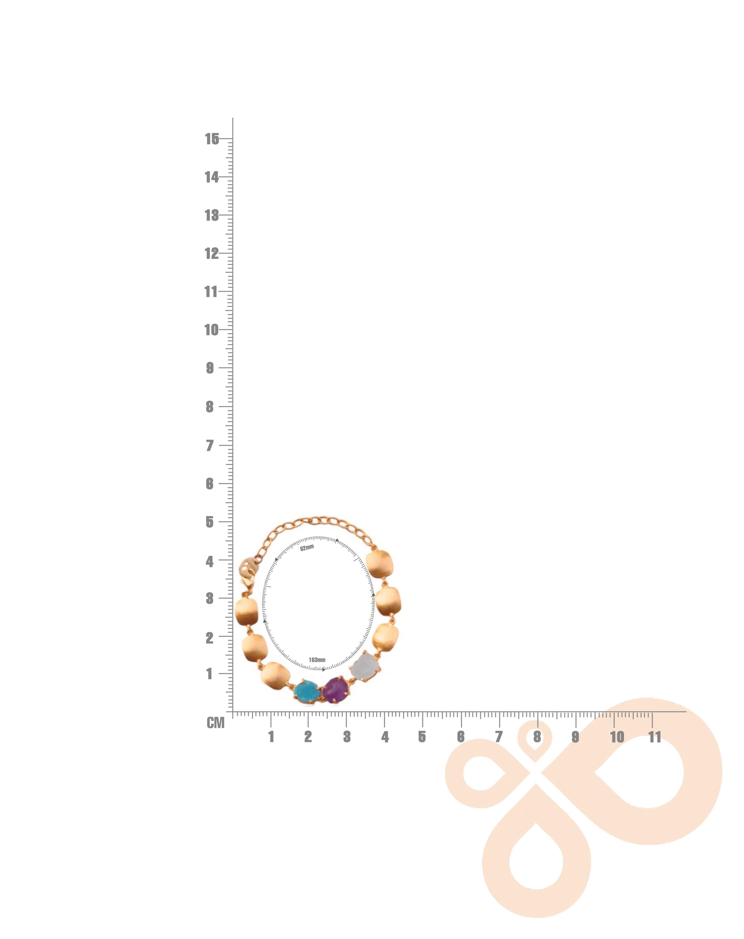 Adjustable Stone Age Bracelet 11mm x 163mm – Unique Design with Extra Length