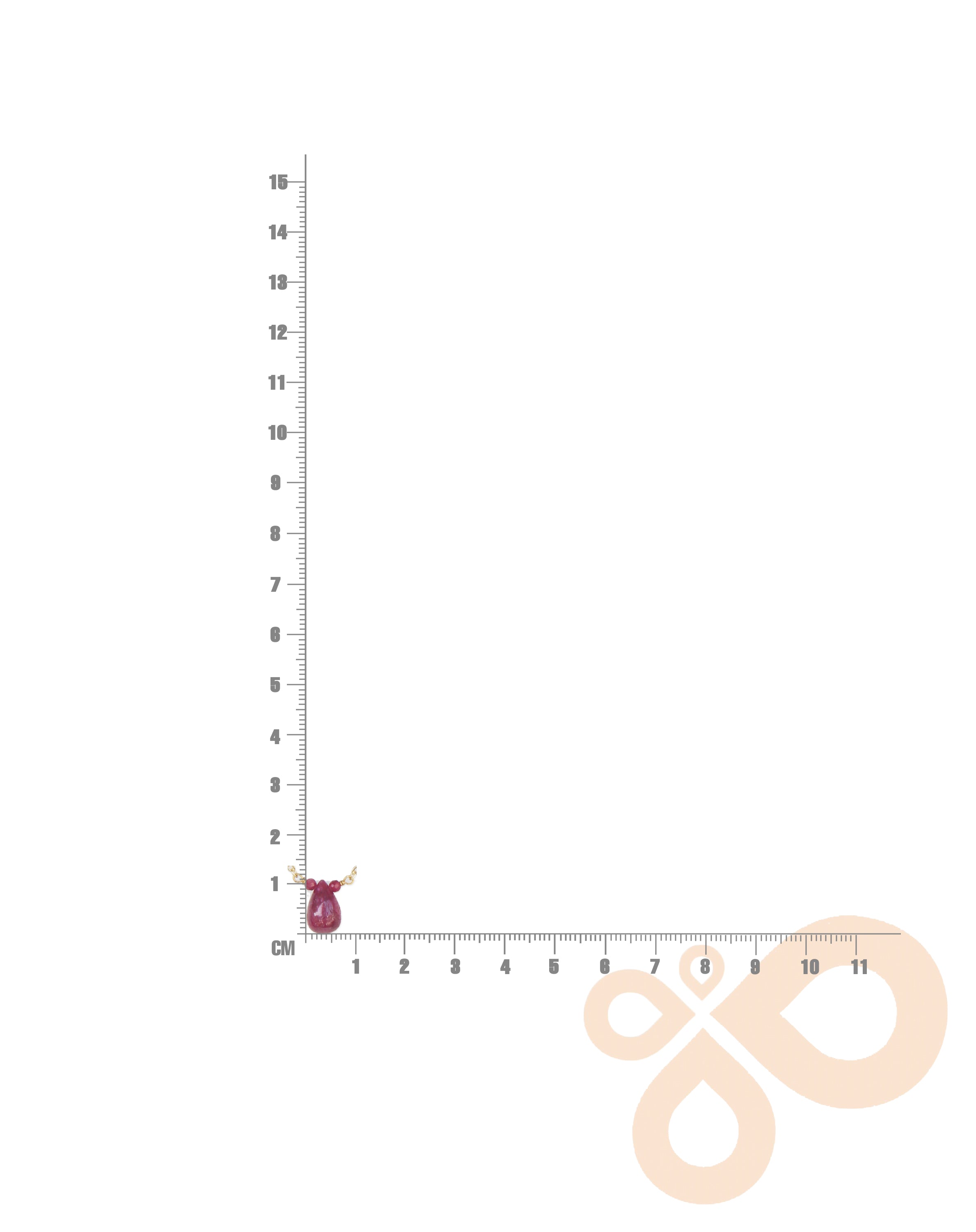 Fine One Necklace: Ruby Pendant