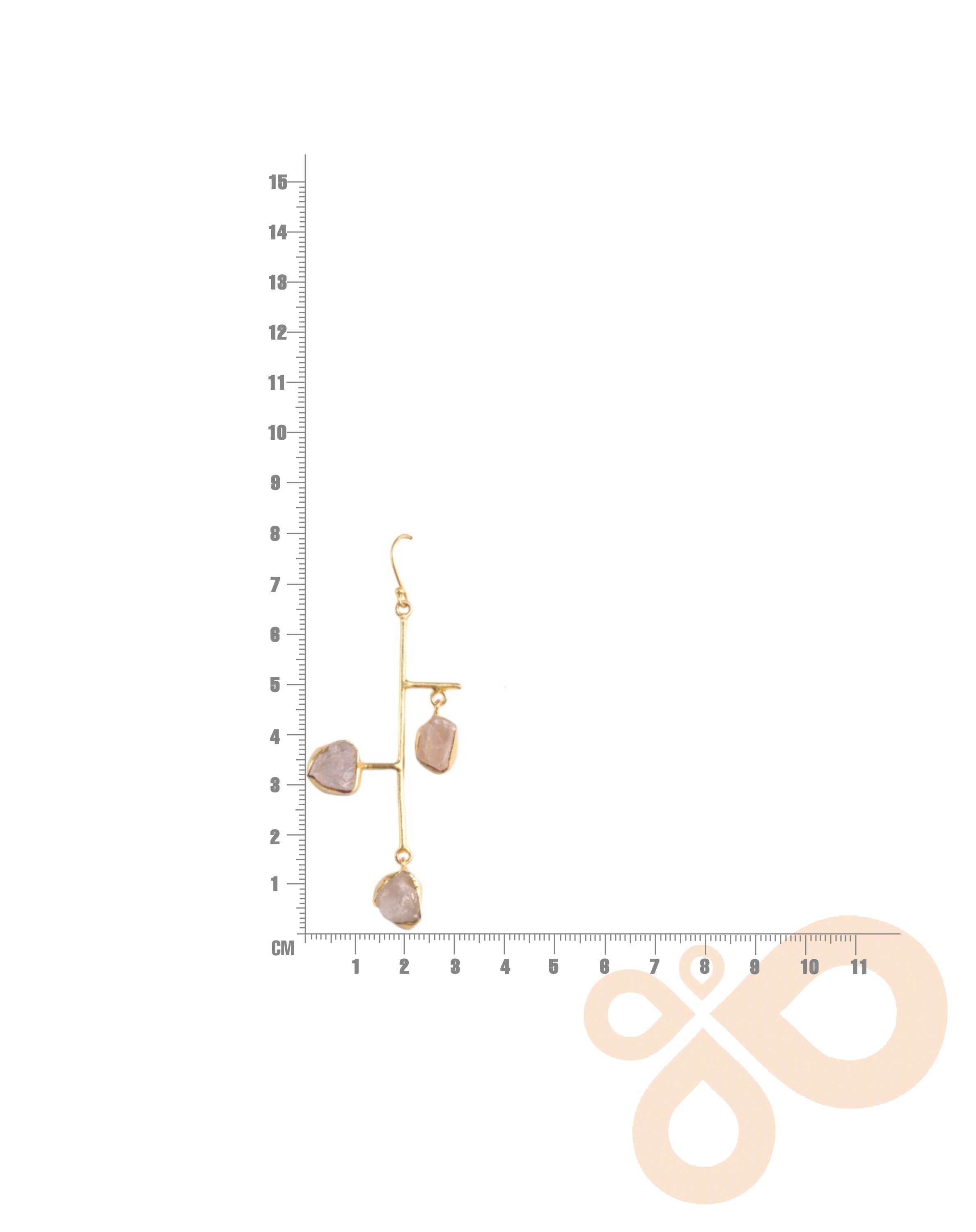 Statement NOOR Earrings – 80mm Long, Featuring Handcrafted Detail and 18K Gold Plating