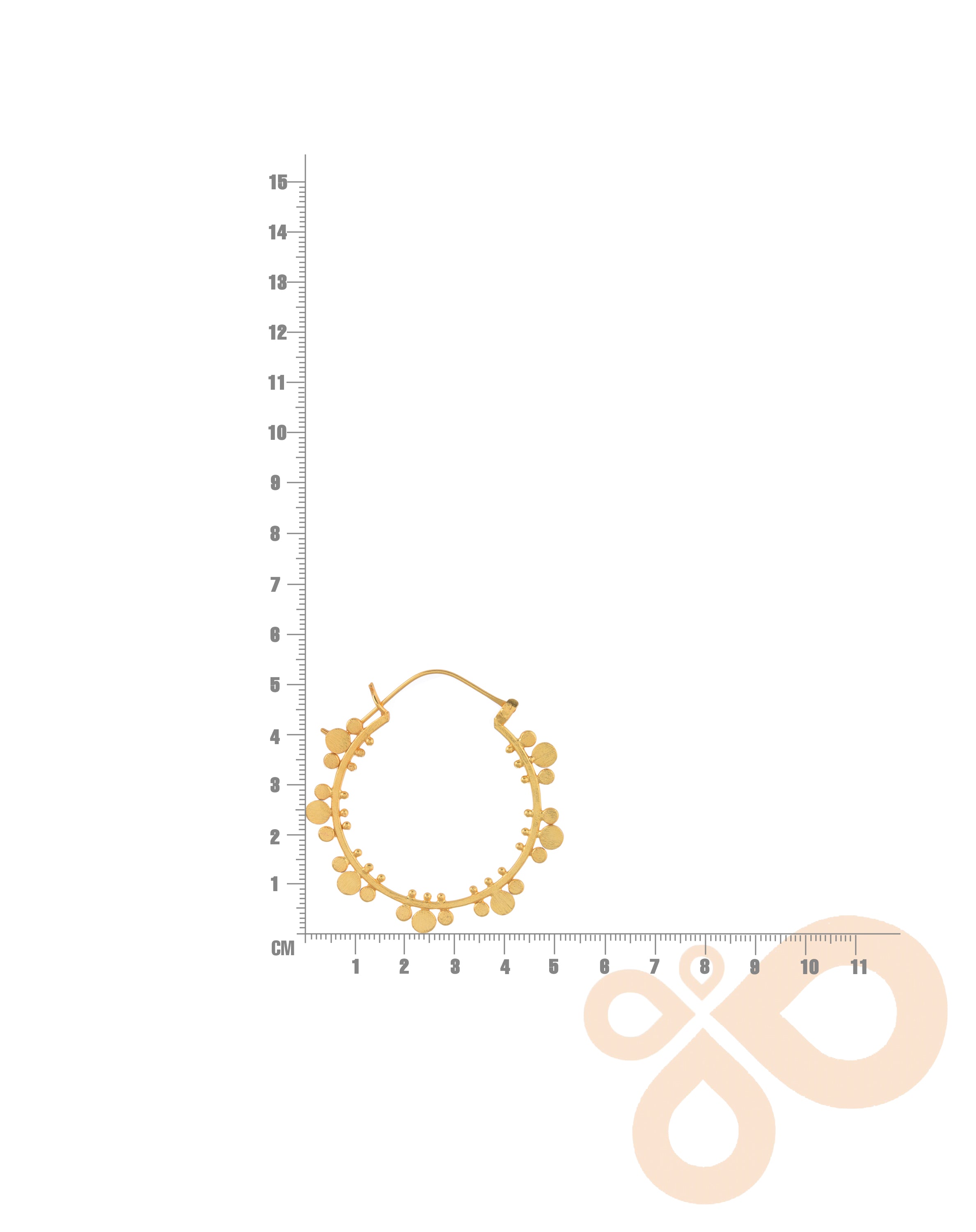 Handmade Maiden Earrings 22K Gold Plating