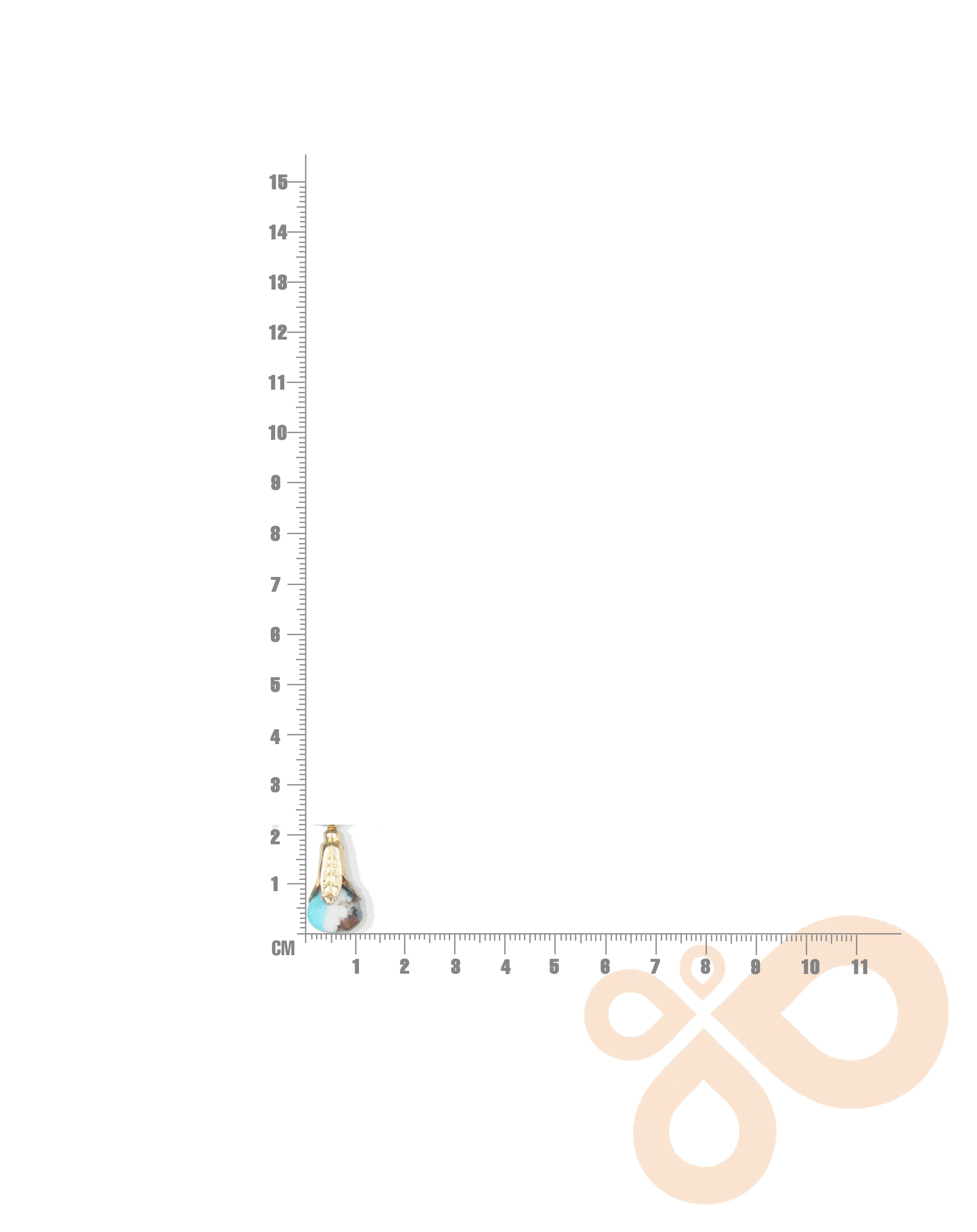 Fine One Necklace: Aquamarine with Natural Stone