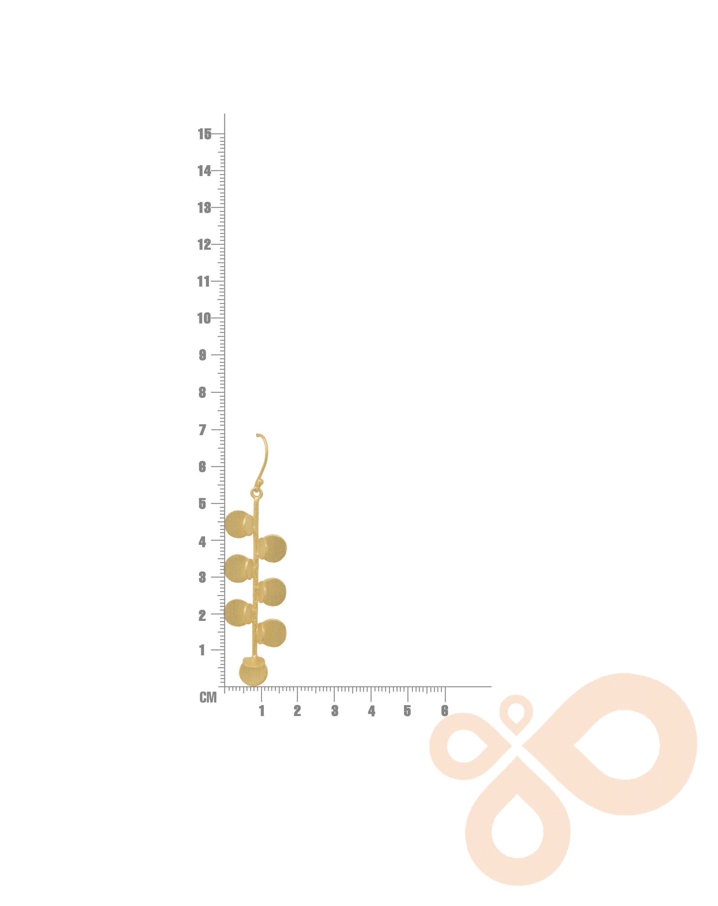 Maiden Earrings – 69mm Height with 18K Gold-Plated, Handmade in India