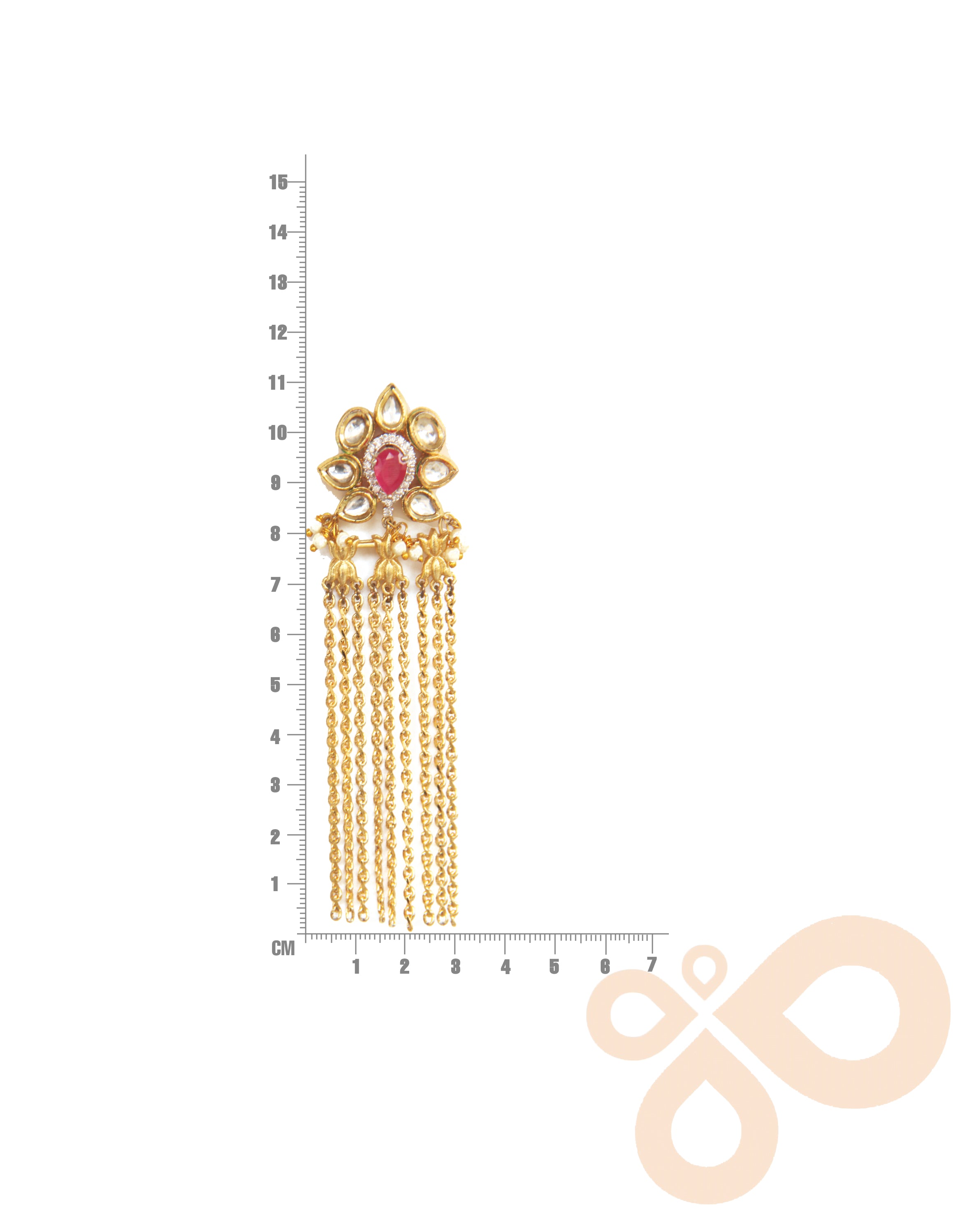 NOOR Earrings – 110mm Long, Luxuriously Handcrafted with an 18K Gold-Plated Finish