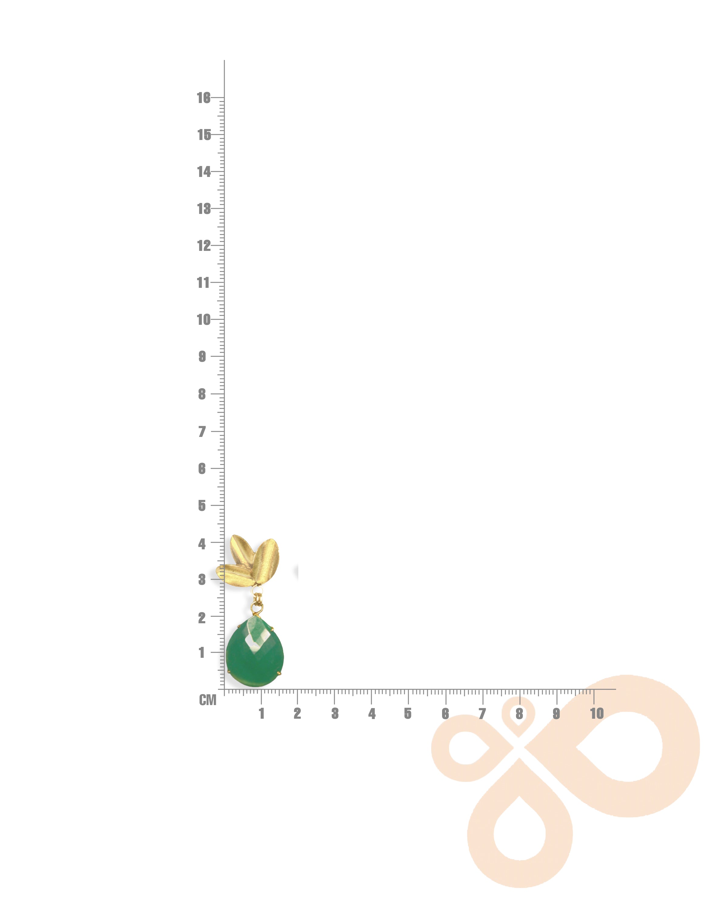 Handcrafted Nature Earrings – 42mm Drop with 18K Gold Plating for Indian Style