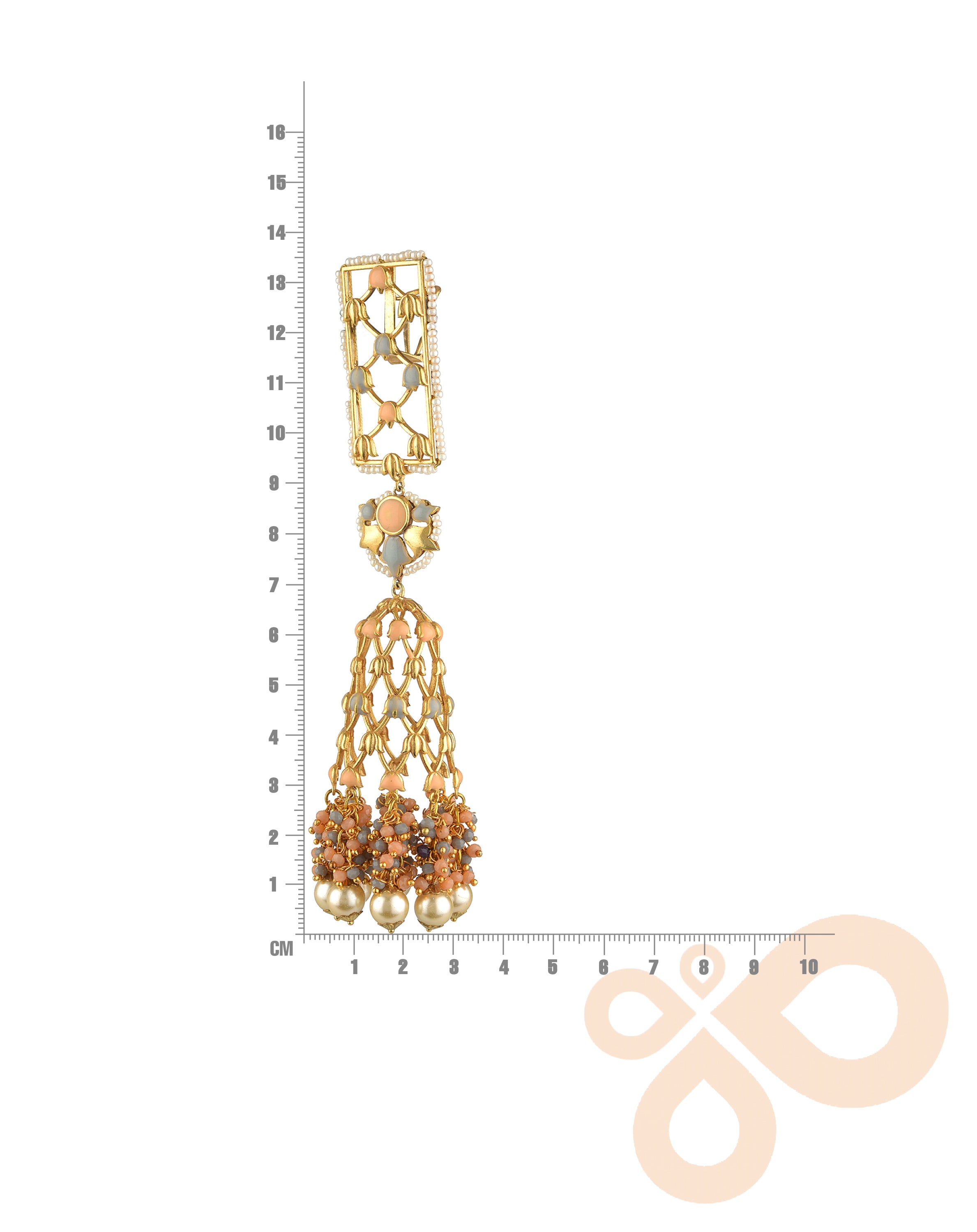 Jannat Earrings – Handcrafted Luxury with a 22K Gold Plated Finish