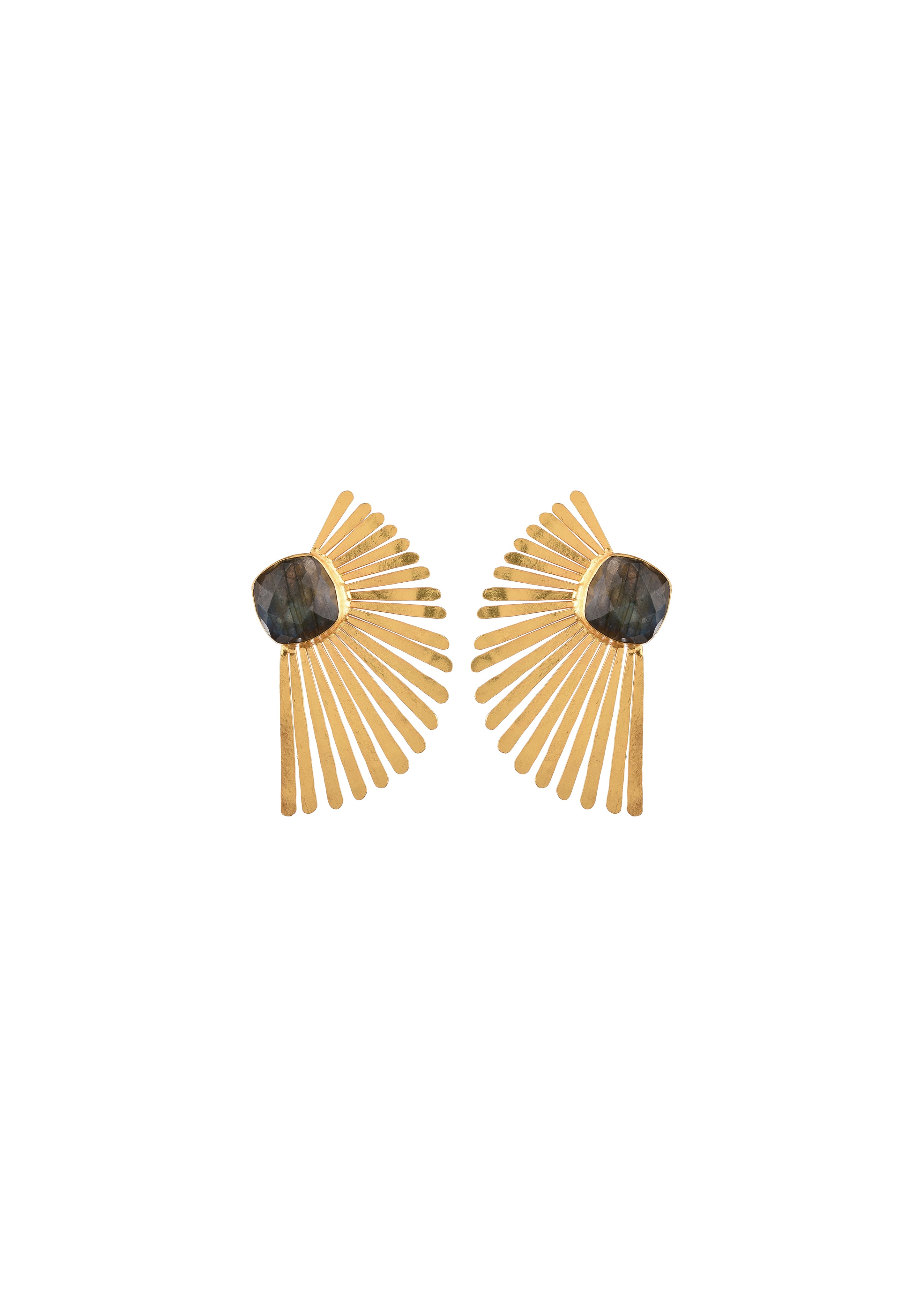 Handmade Statement Fringe Earrings – Featuring 18K Gold Plating