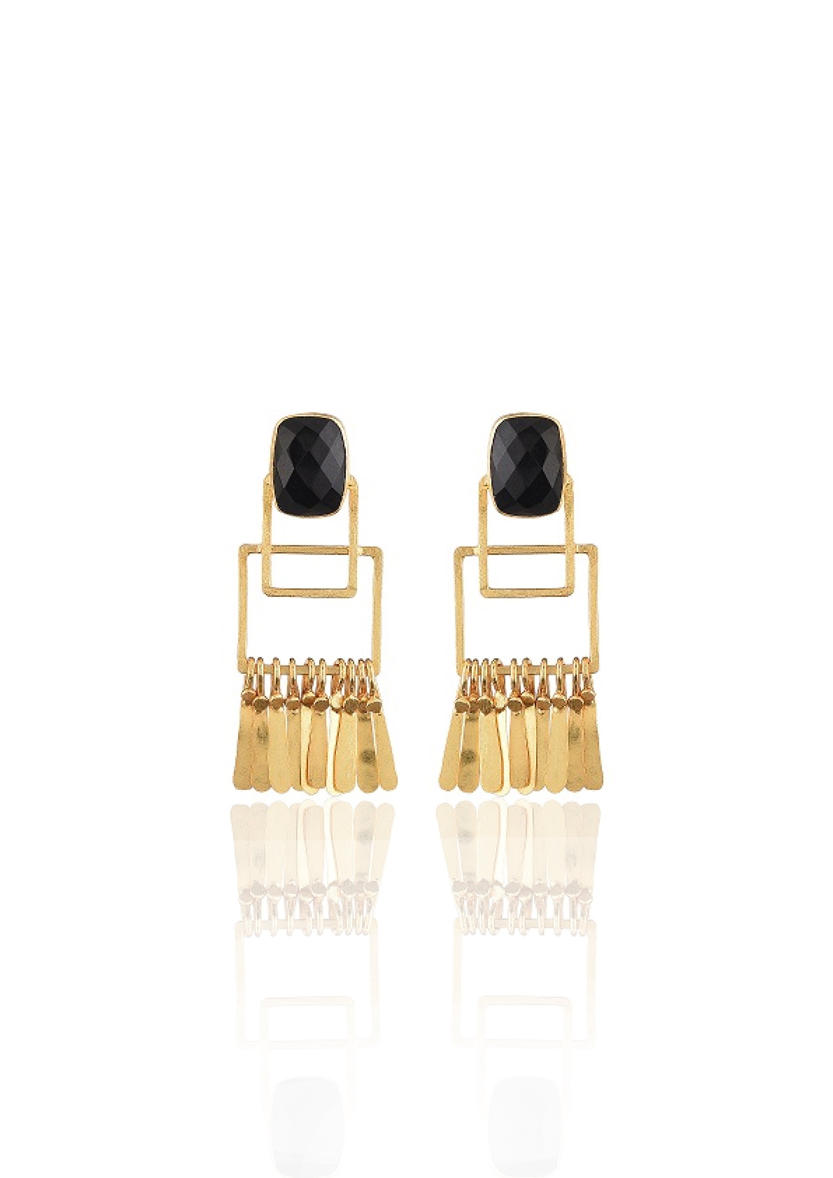 Fringe Earrings – Elegant Handmade Style with 18K Gold Plating