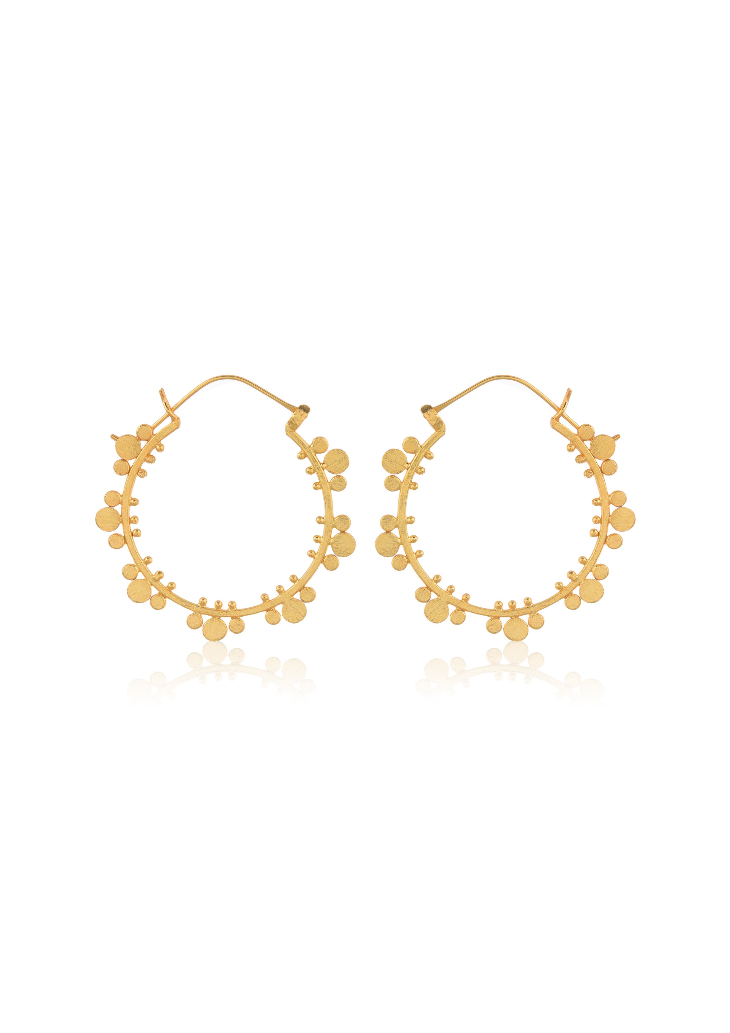 Handmade Maiden Earrings 22K Gold Plating
