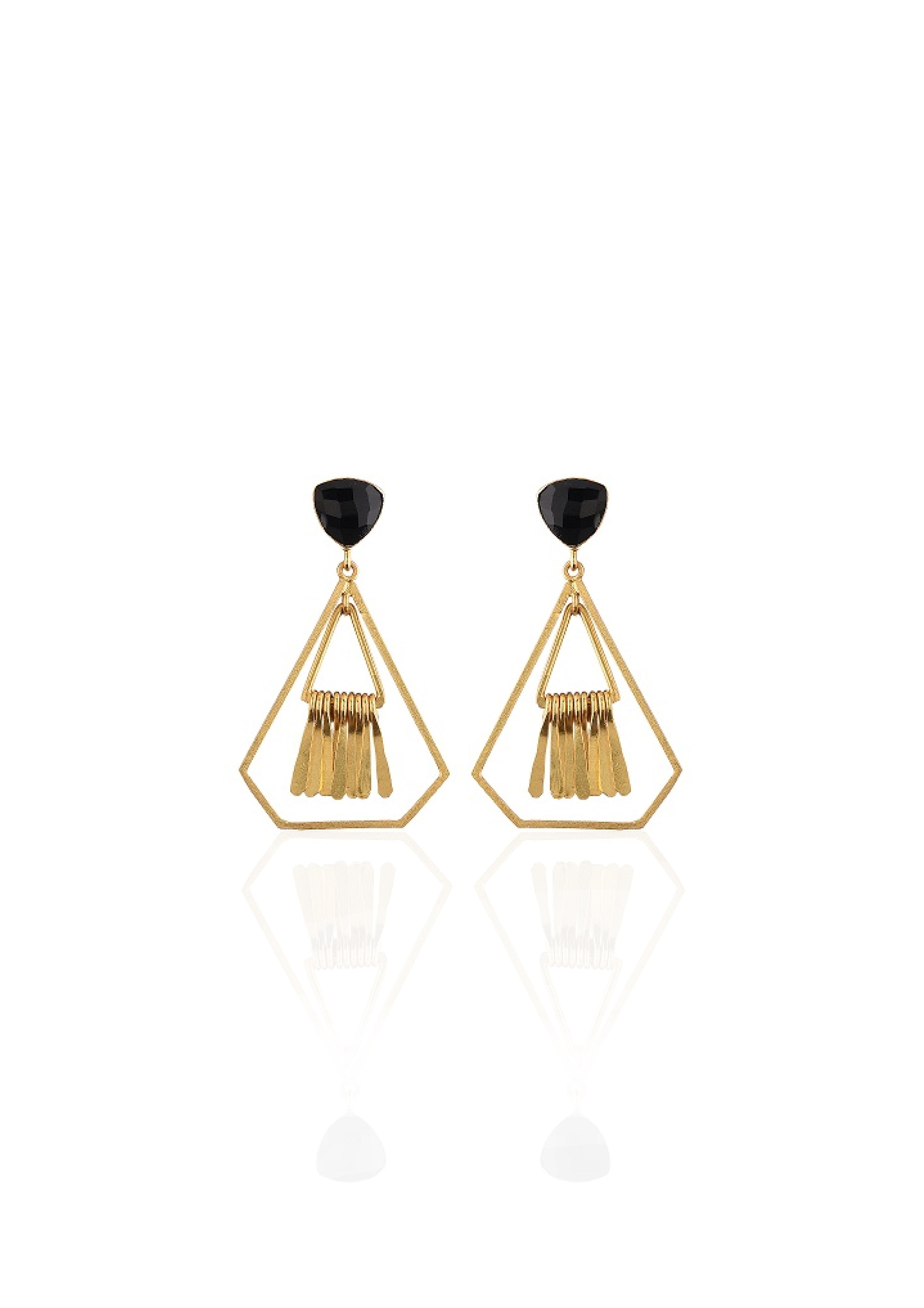 Delicate Handmade Fringe Earrings – Featuring 18K Gold Plating