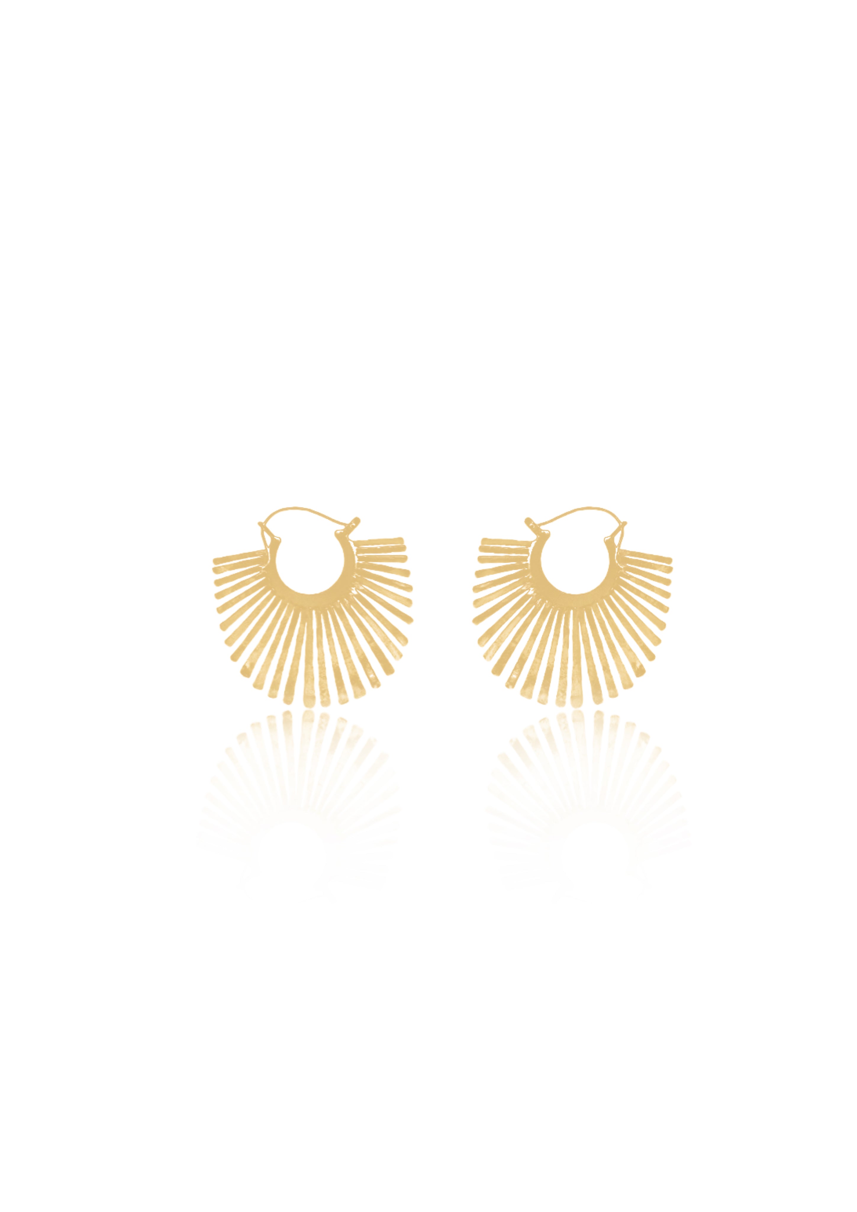 Handmade Fringe Earrings For Women with 18K Gold-Plated Finish