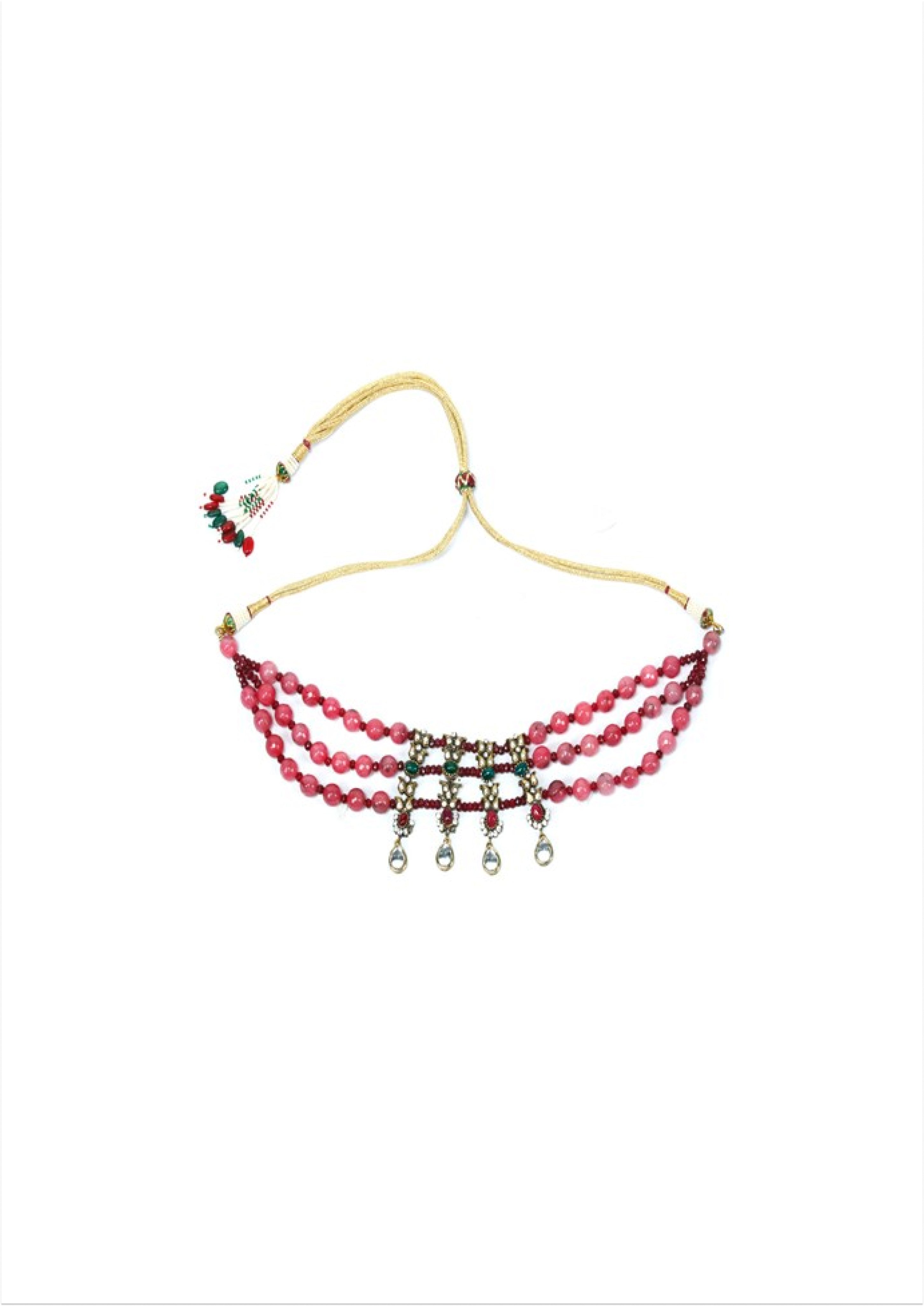 Victoria Necklace - Handmade Brass with 22K Gold Plate, 36mm x 52mm Pendant