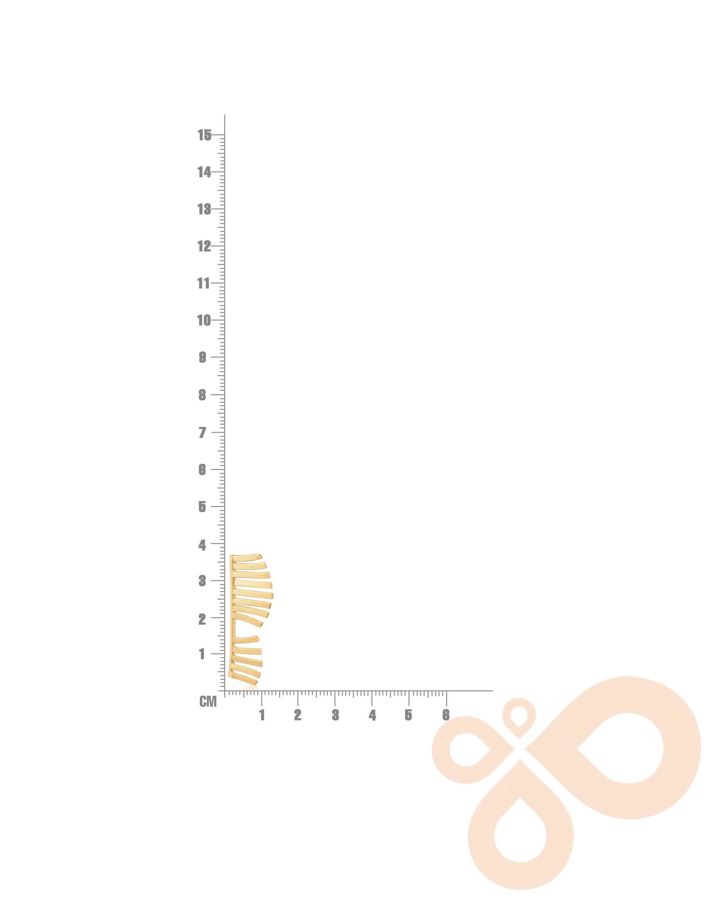 Petite Handmade Fringe Earrings – 37mm Drop with 18K Gold-Plated Brass