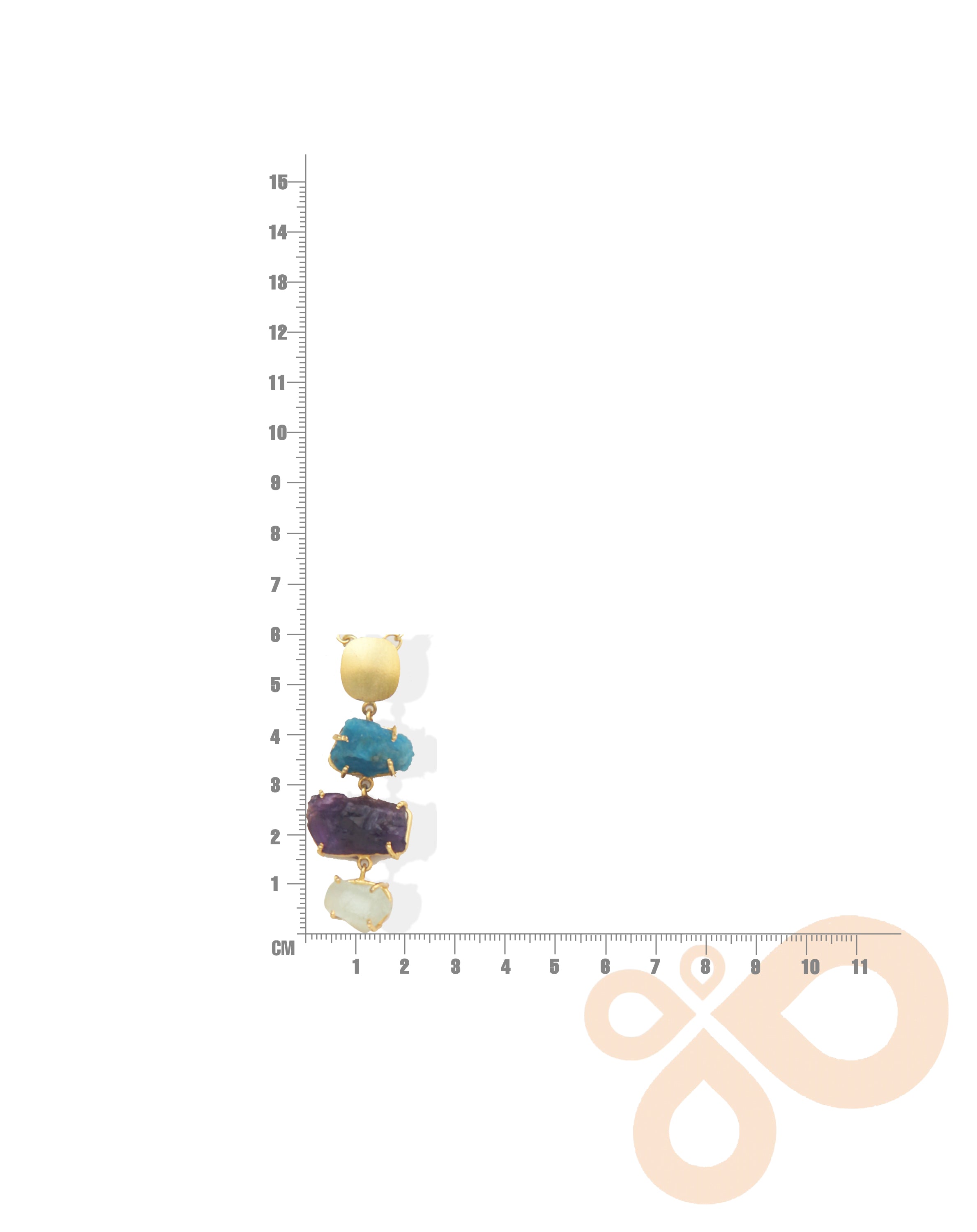 Fine One Necklace with Raw Druzy, Amethyst, and Quartz